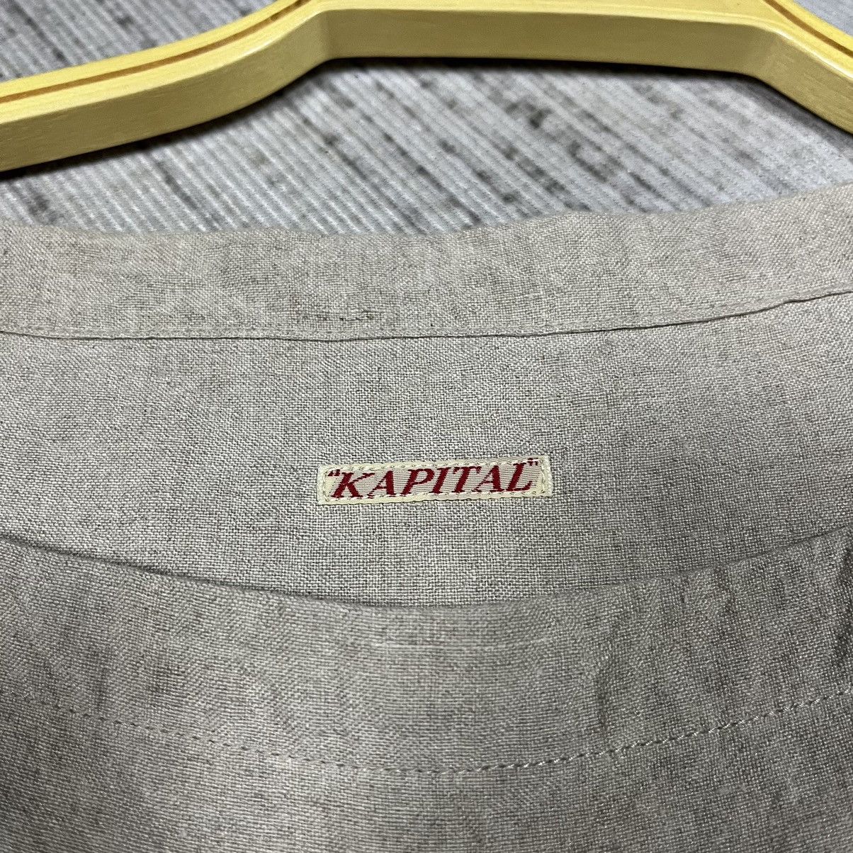 Kapital A6 Kapital Sleeveles khaki cenves Apron Size US XS / EU 42 / 0 - 13 Thumbnail