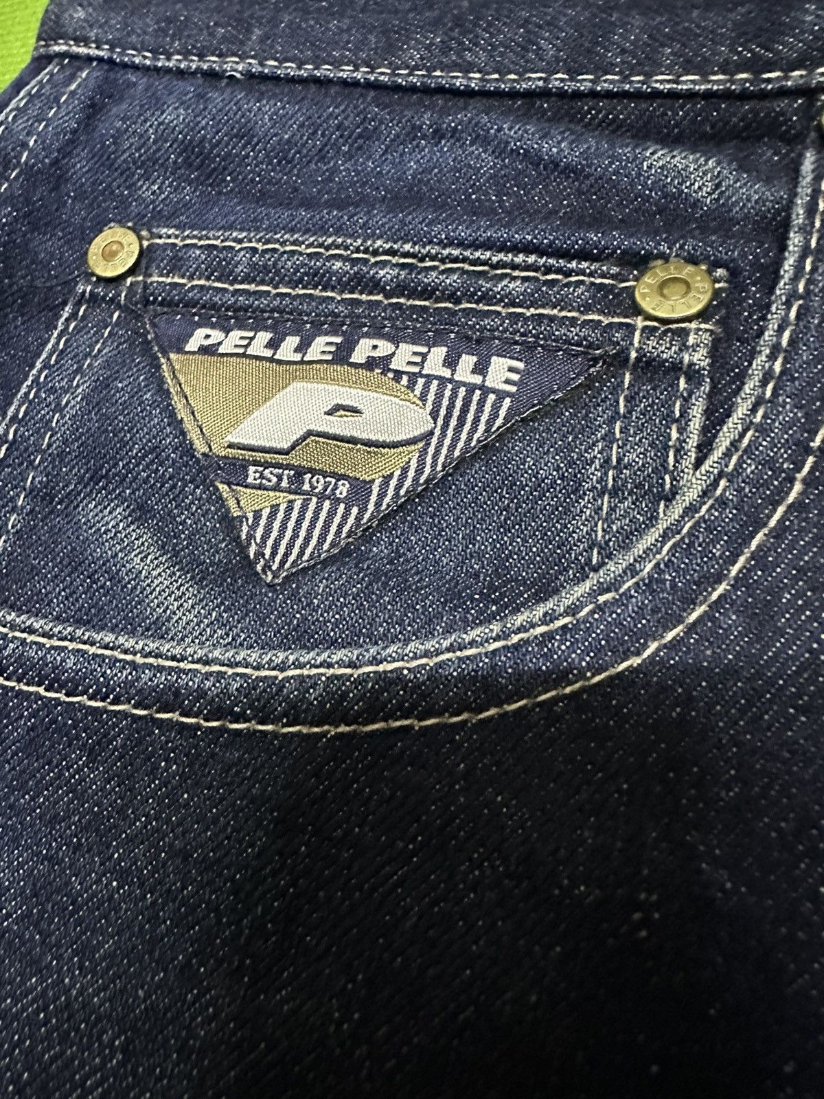 Pelle Pelle Pelle pelle denim pants Size US 33 - 7 Thumbnail