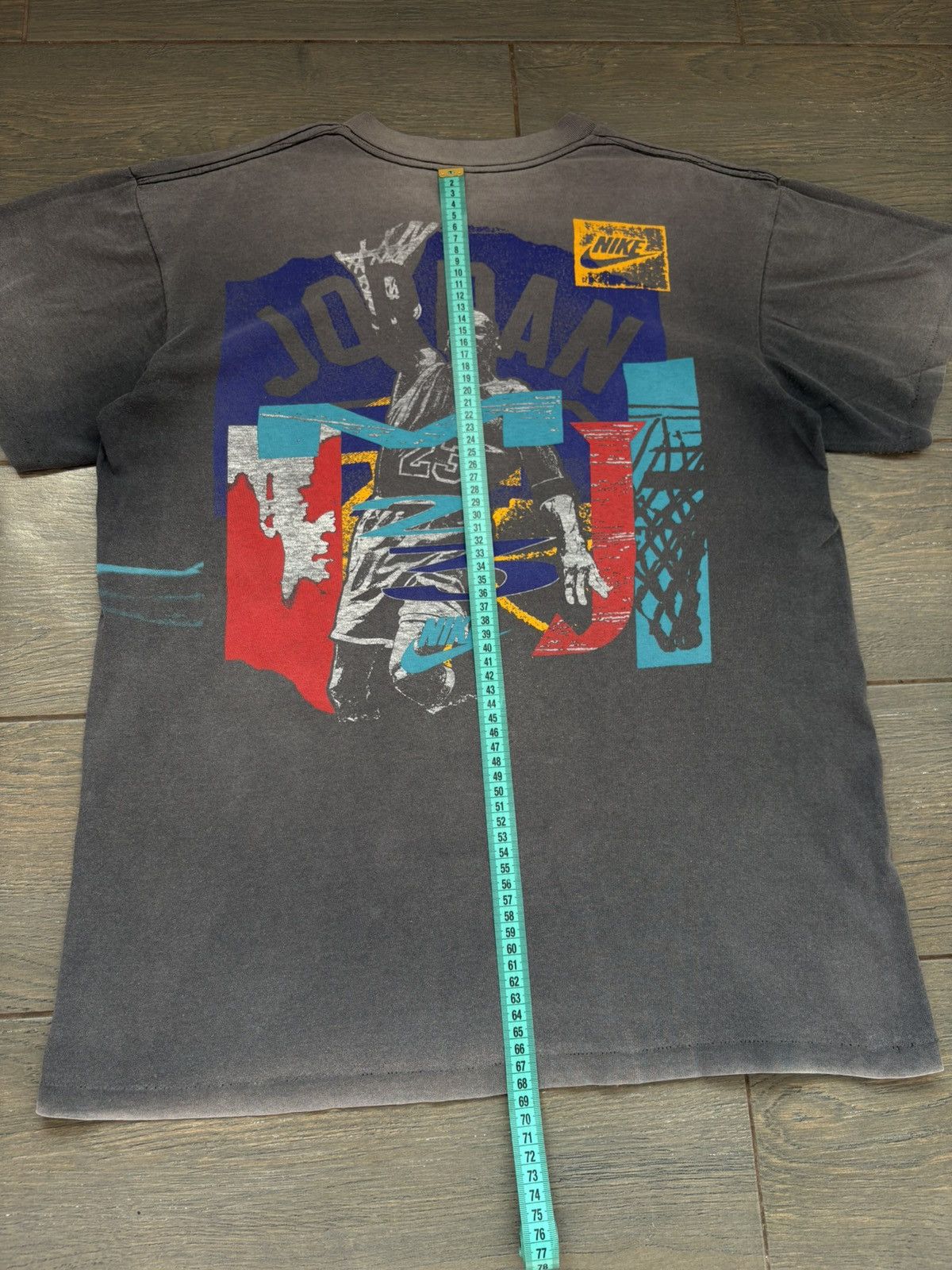 Nike VTG 90's Nike Jordan 23 Double Sided Single Stitch T-Shirt Size US L / EU 52-54 / 3 - 19 Thumbnail