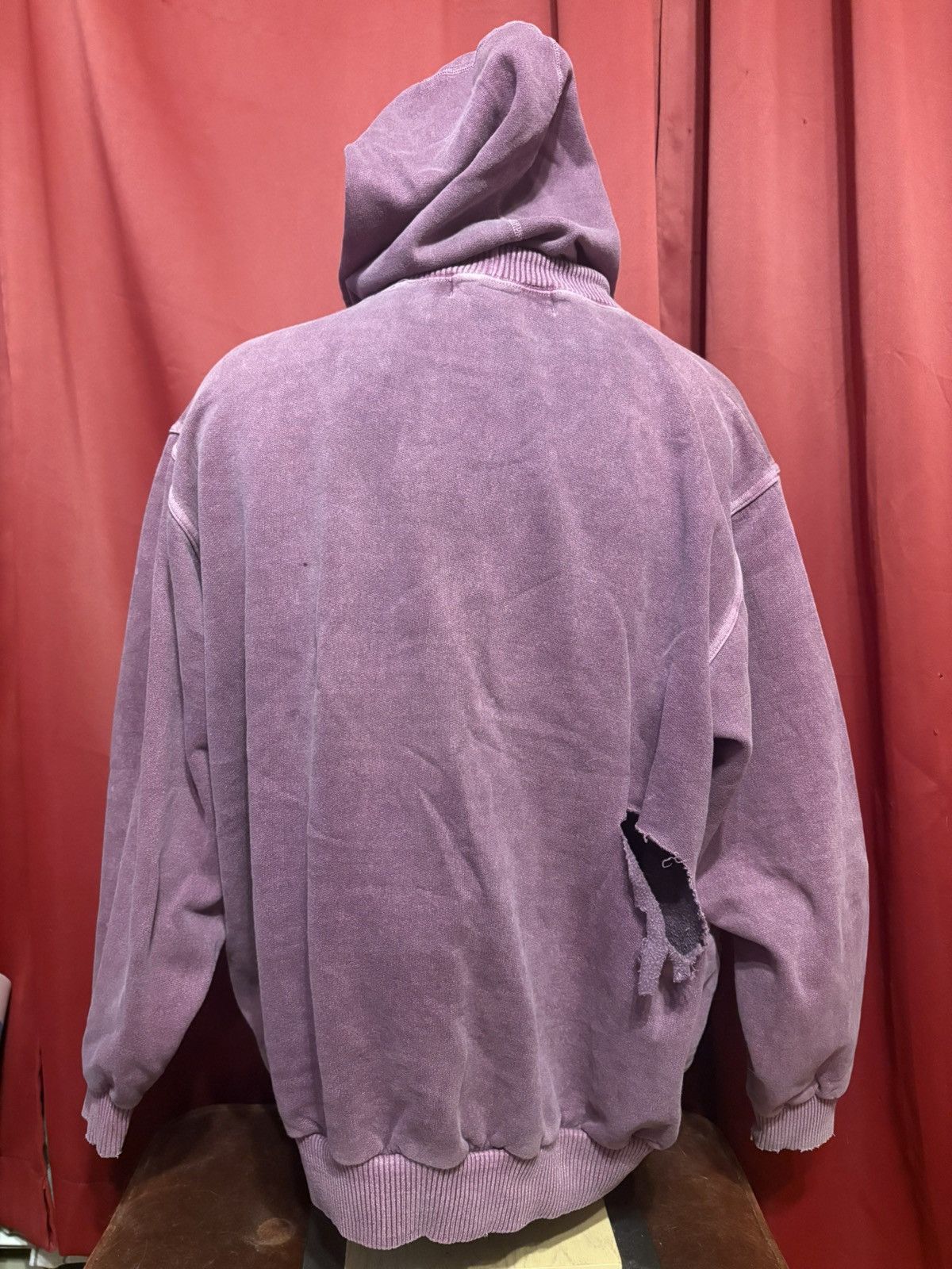 Vintage Vintage Pink Stone Wash After Hood Distressed Hoodie Grail Size US XL / EU 56 / 4 - 2 Thumbnail