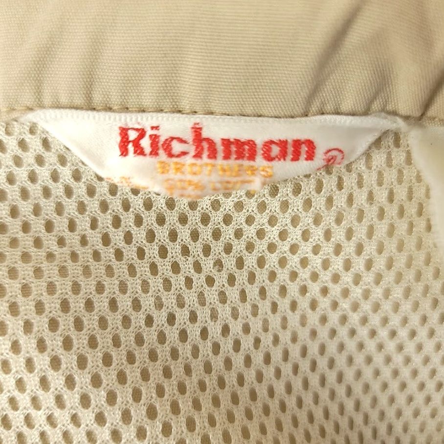 Vintage VINTAGE Richman Brothers Bomber Jacket Mens Size XL Lightweight Beige 80s Casual Size US XL / EU 56 / 4 - 6 Thumbnail