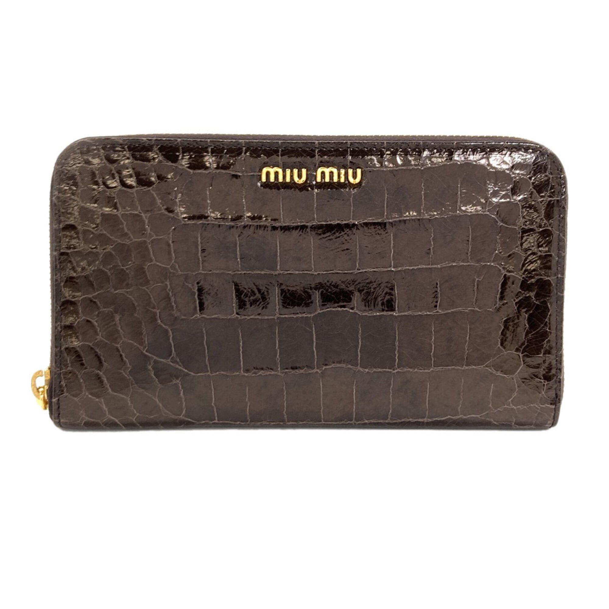 Miu Miu Miu Miu Miu embossed leather long wallet for women. Size ONE SIZE - 1 Thumbnail