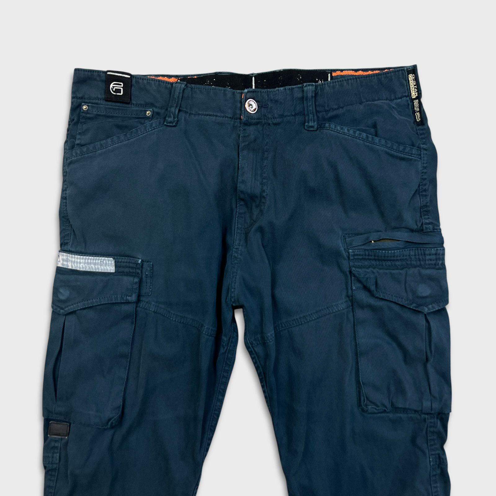 G-Star × Vintage G Star Raw Bronson Slim Chino Pants 36x29 Cargo Trousers Size US 36 / EU 52 - 2 Thumbnail