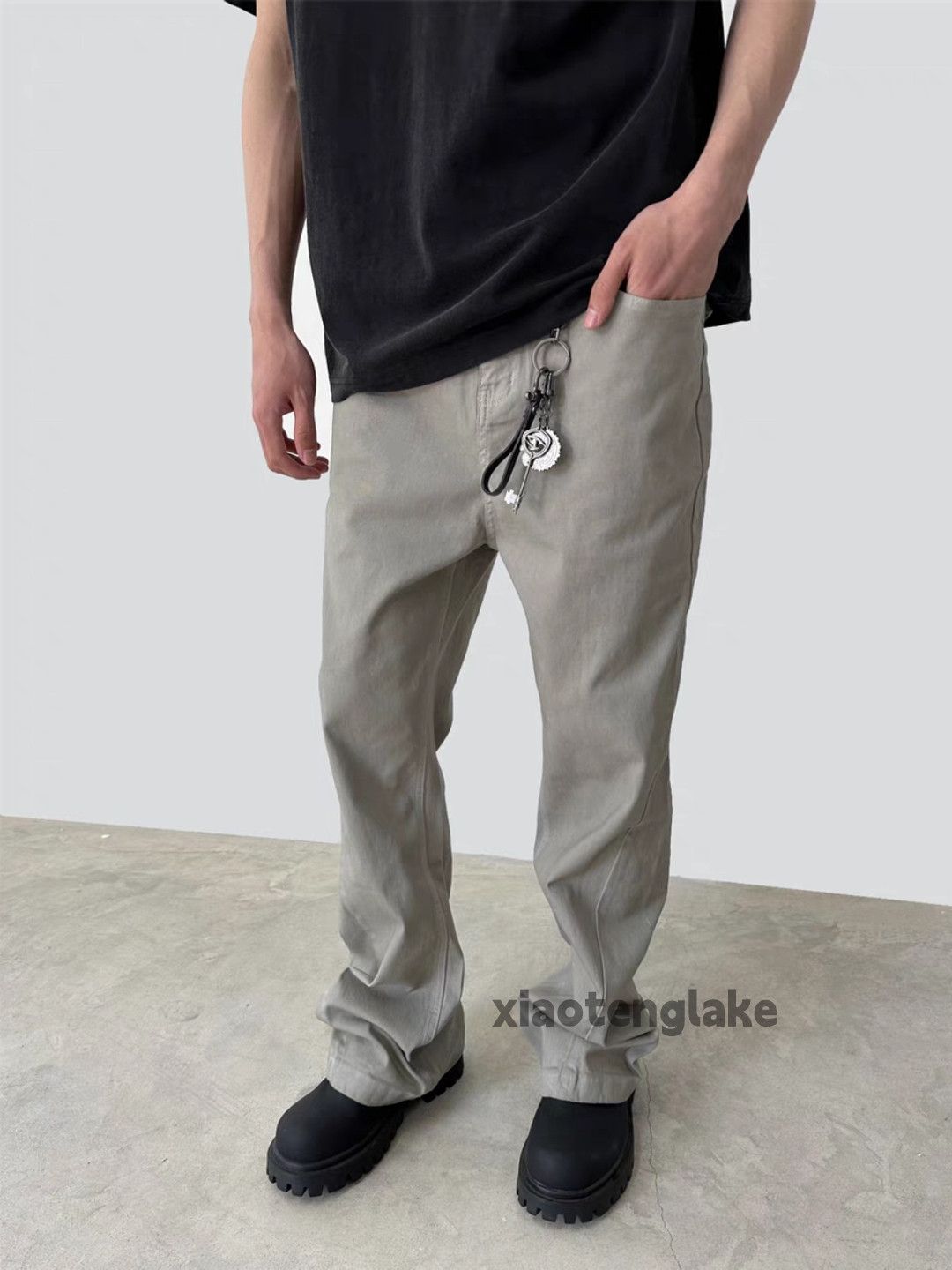 Jean × Vintage retro y2k yuppie punk grunge bootcut stain jeans Size US 30 / EU 46 - 1 Thumbnail