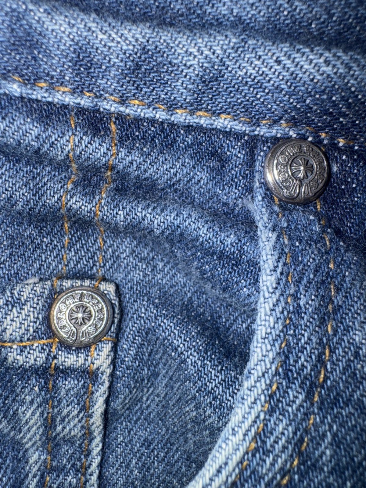 Chrome Hearts × Gallery Dept. 1 Of 1 Chrome Hearts x Gallery Dept Jeans Size US 42 / EU 58 - 19 Thumbnail