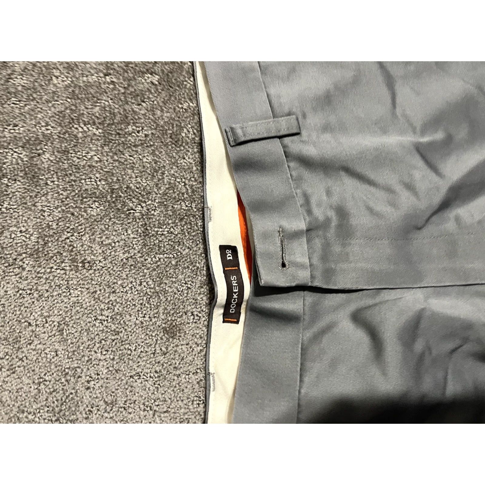 Dockers Dockers D2 Gray Men Dress Pants 36x27 FLAT FRONT Size US 36 / EU 52 - 5 Thumbnail