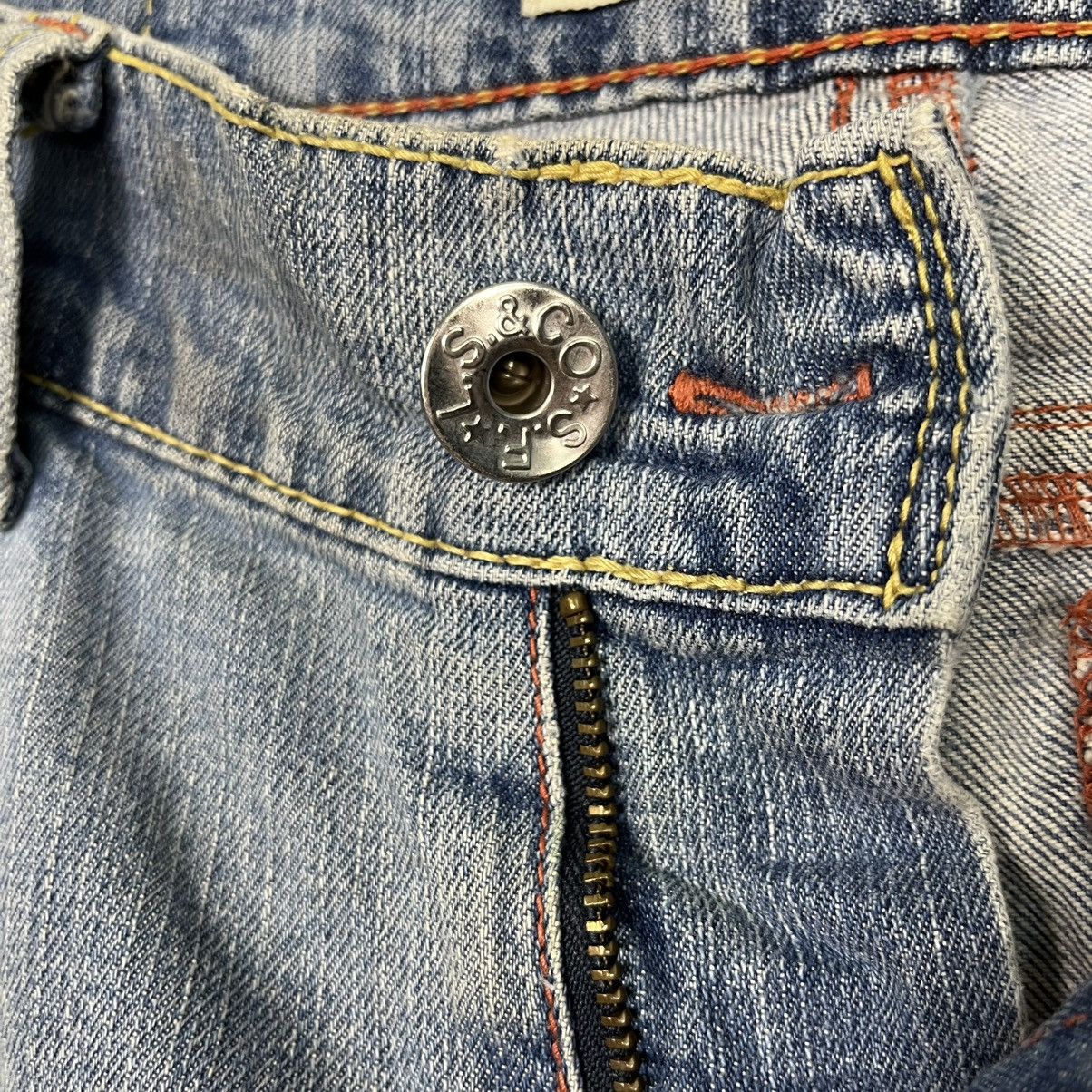 Levi's Vintage Y2k Levis Distressed Denim Jeans Size 34" / US 12 / IT 48 - 16 Thumbnail