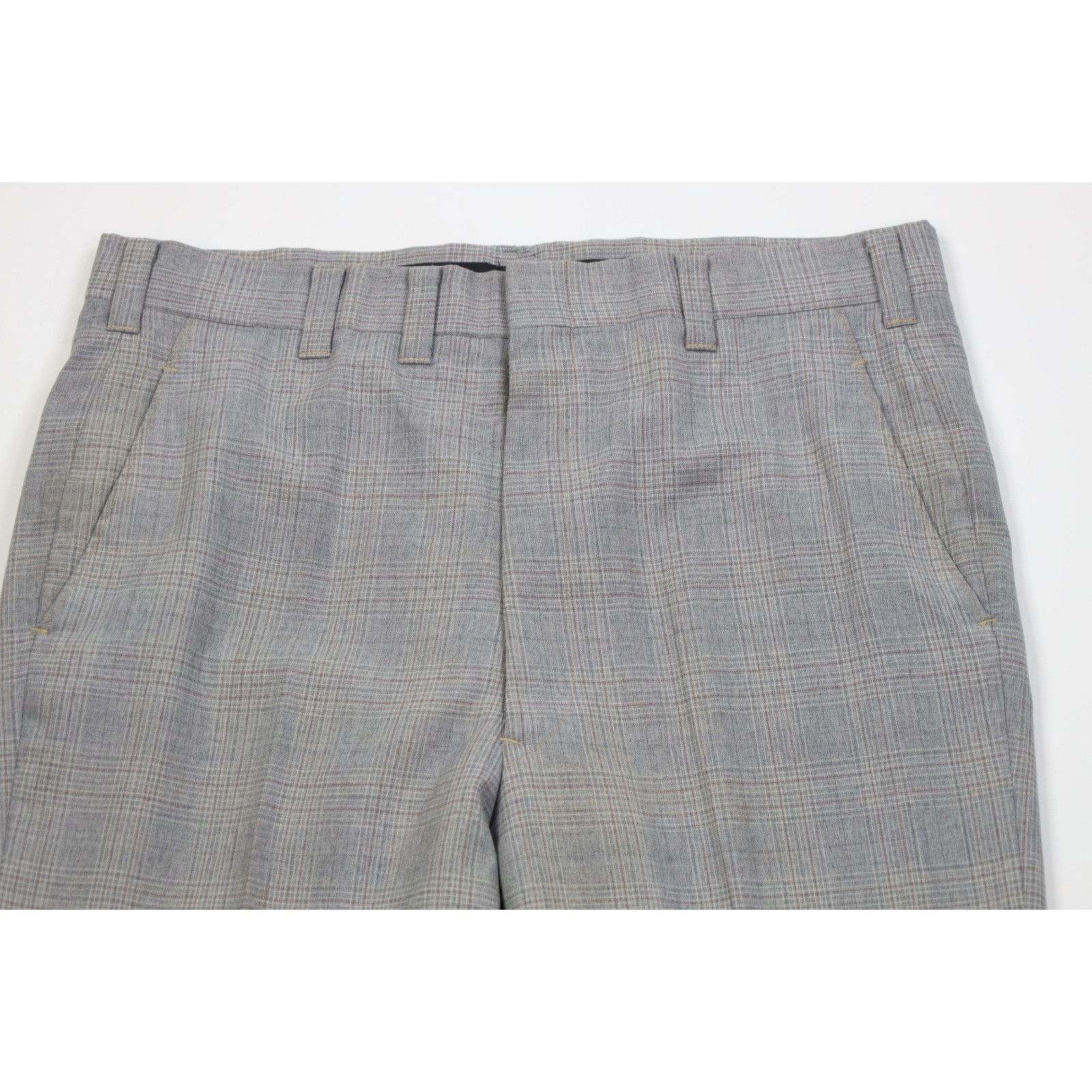 Vintage Vintage 70s Streetwear 2 Piece Wool Suit Plaid Size 42L - 15 Thumbnail