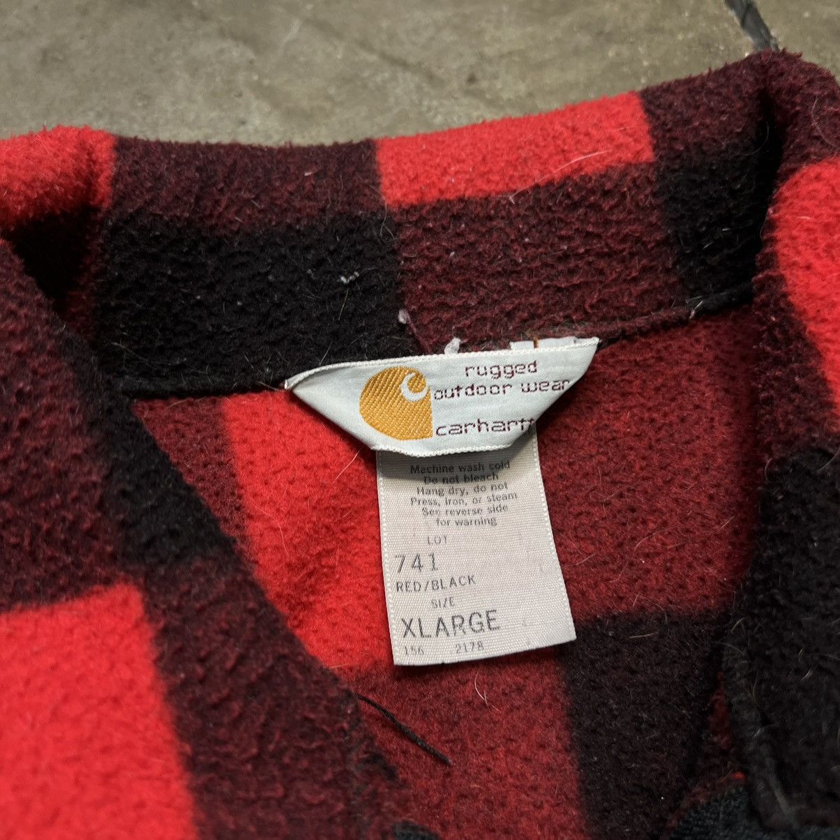 Carhartt Vintage Carhartt Rugged Wear Jacket Buffalo Plaid 90s USA Size US XL / EU 56 / 4 - 6 Thumbnail