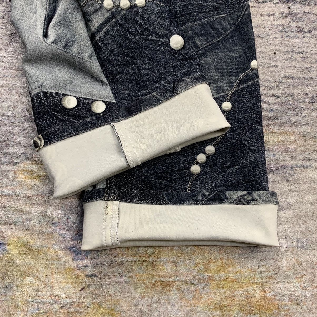 Japanese Brand Ritsuko Shirahama all over print pants Size 28" / US 6 / IT 42 - 7 Thumbnail
