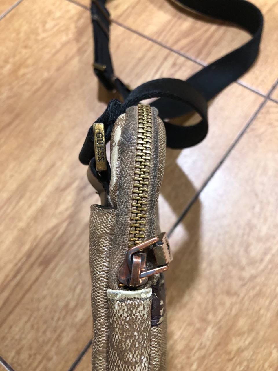 Guess Vintage Guess Print Shoulder Bag Size ONE SIZE - 19 Thumbnail