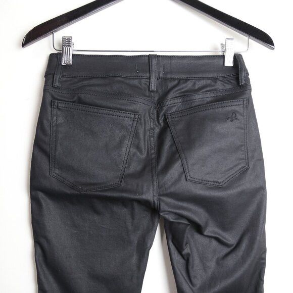 DL1961 DL1961 Emma Waxed Skinny Low Rise Instasculpt Poseidon Pants Size 25" / US 0 / IT 36 - 4 Thumbnail