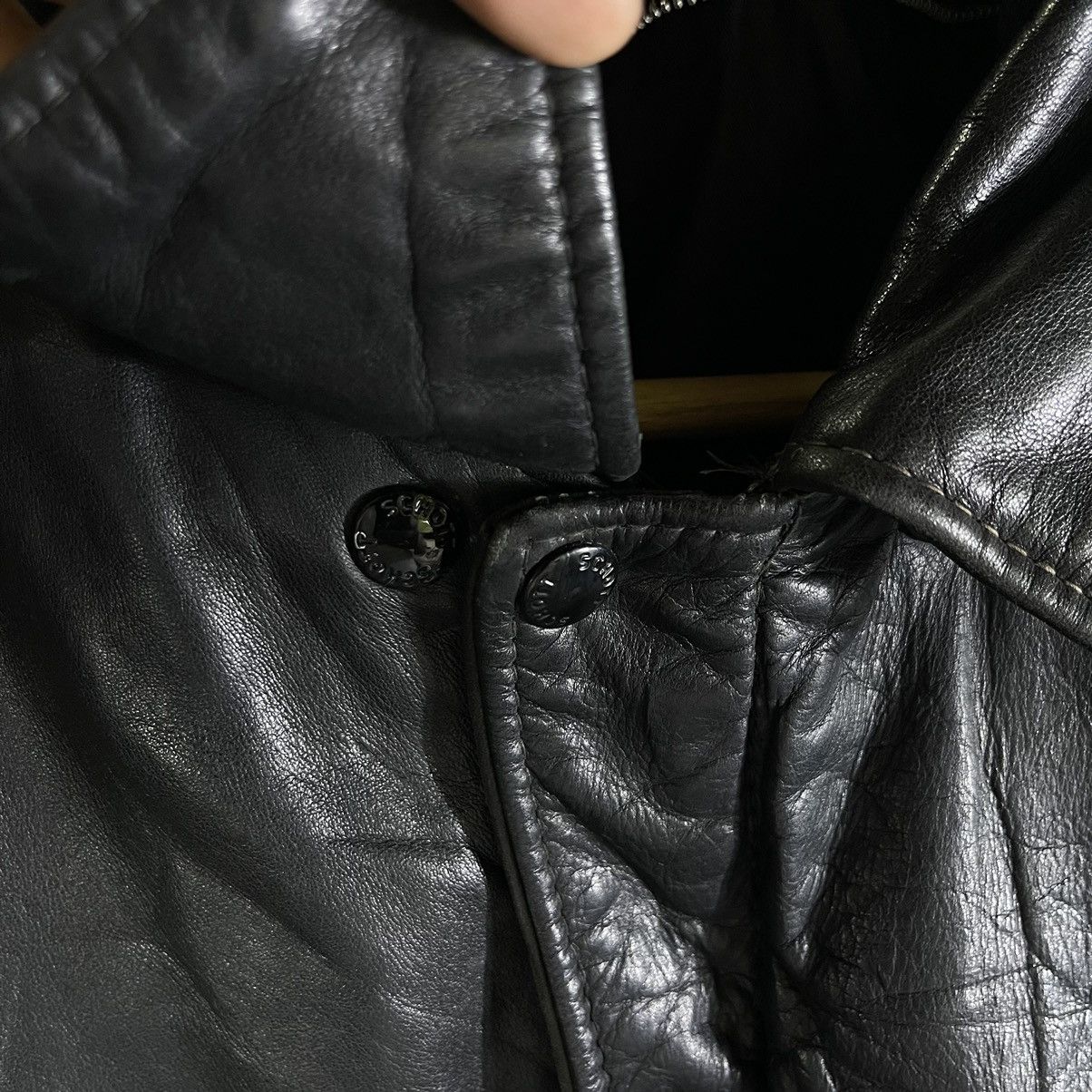 Schott Vintage 60s Schott A2 Bomber Leather Punk Motocycle Jacket Size US L / EU 52-54 / 3 - 9 Thumbnail