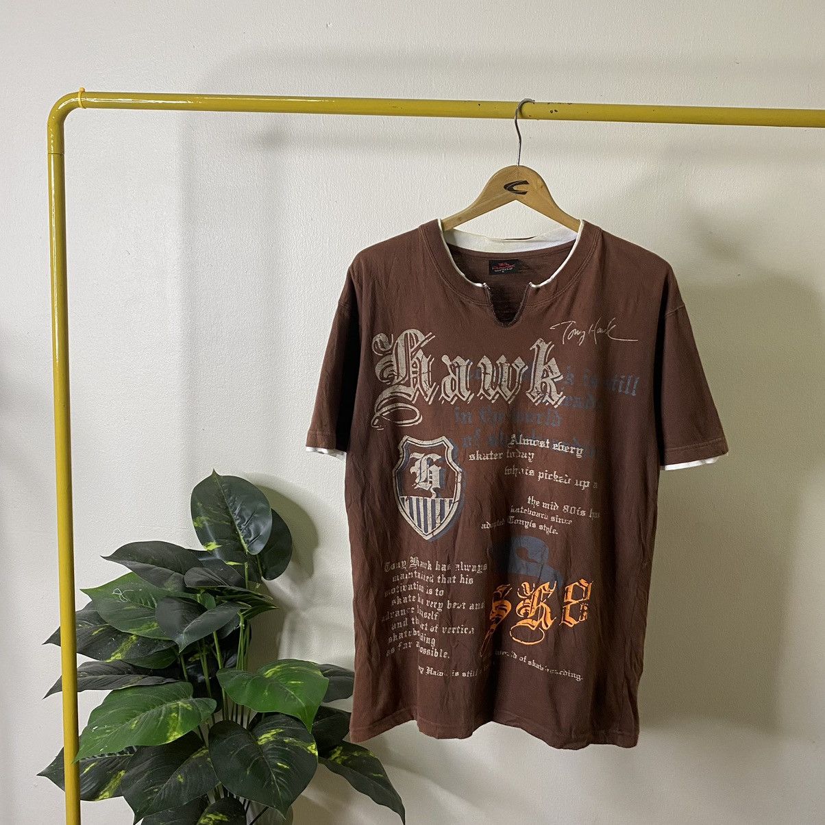 If Six Was Nine TonyHawk Seditionaries Poem Cyber Gothic Punk Double Layer T Size US M / EU 48-50 / 2 - 1 Thumbnail