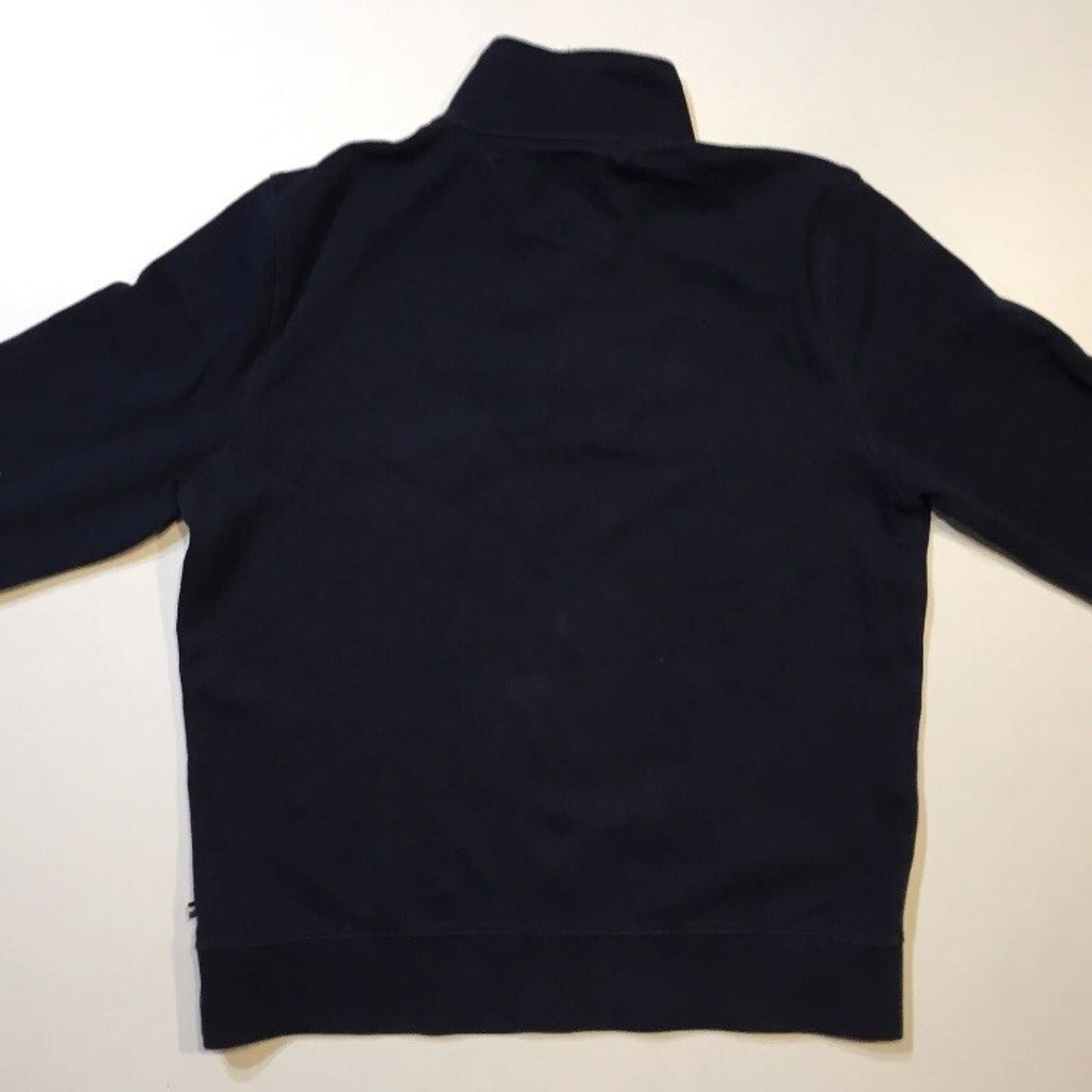 Tommy Hilfiger Tommy Hilfiger Jacket Vintage Dark Blue Navy 1/4 Zip Shirt Size US M / EU 48-50 / 2 - 2 Thumbnail
