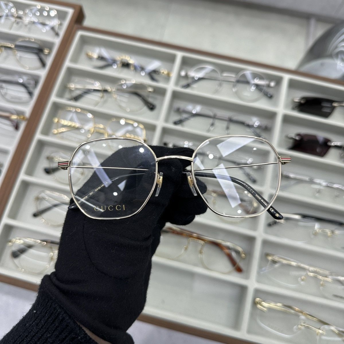 Gucci GUCCI GG1125OA 001 EYEGLASSES Size ONE SIZE - 2 Thumbnail