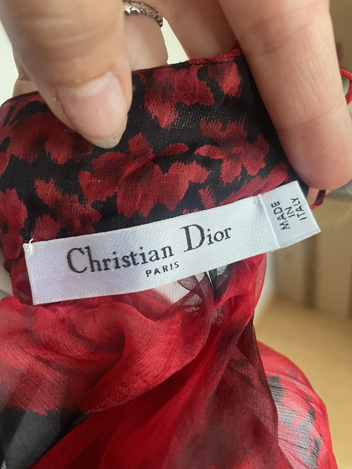 Dior CHRISTIAN DIOR SET SILK BLOUSE AND SKIRT Size S / US 4 / IT 40 - 9 Thumbnail