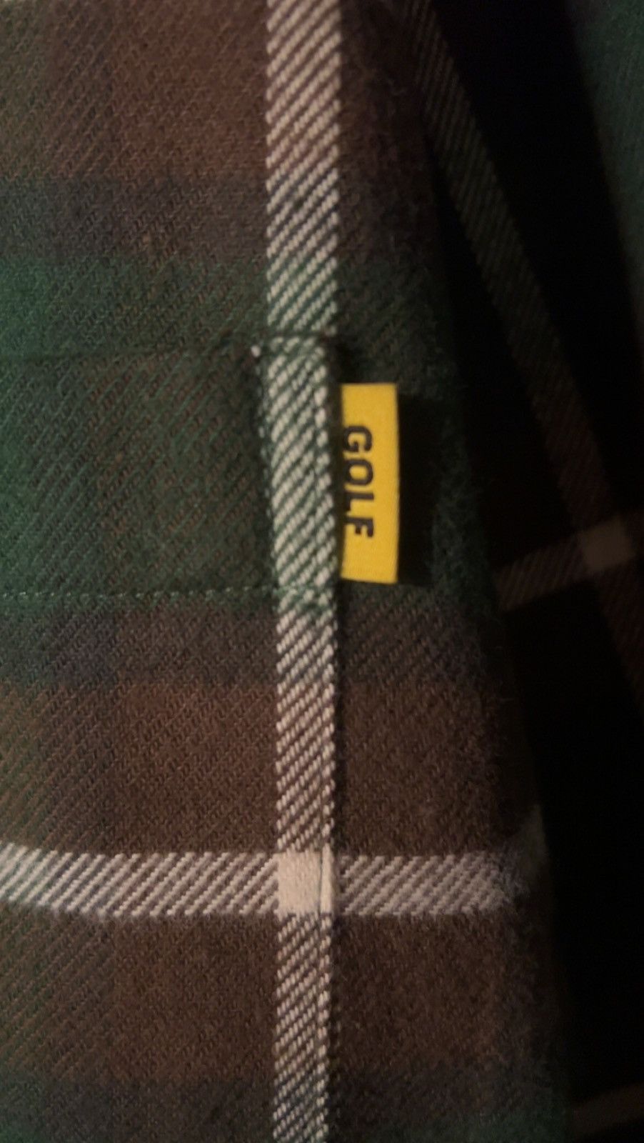 Golf Wang × Golf le Fleur × Tyler The Creator GOLFWANG F/W 2022 Green Plaid Flannel Zip-up Size US M / EU 48-50 / 2 - 5 Thumbnail