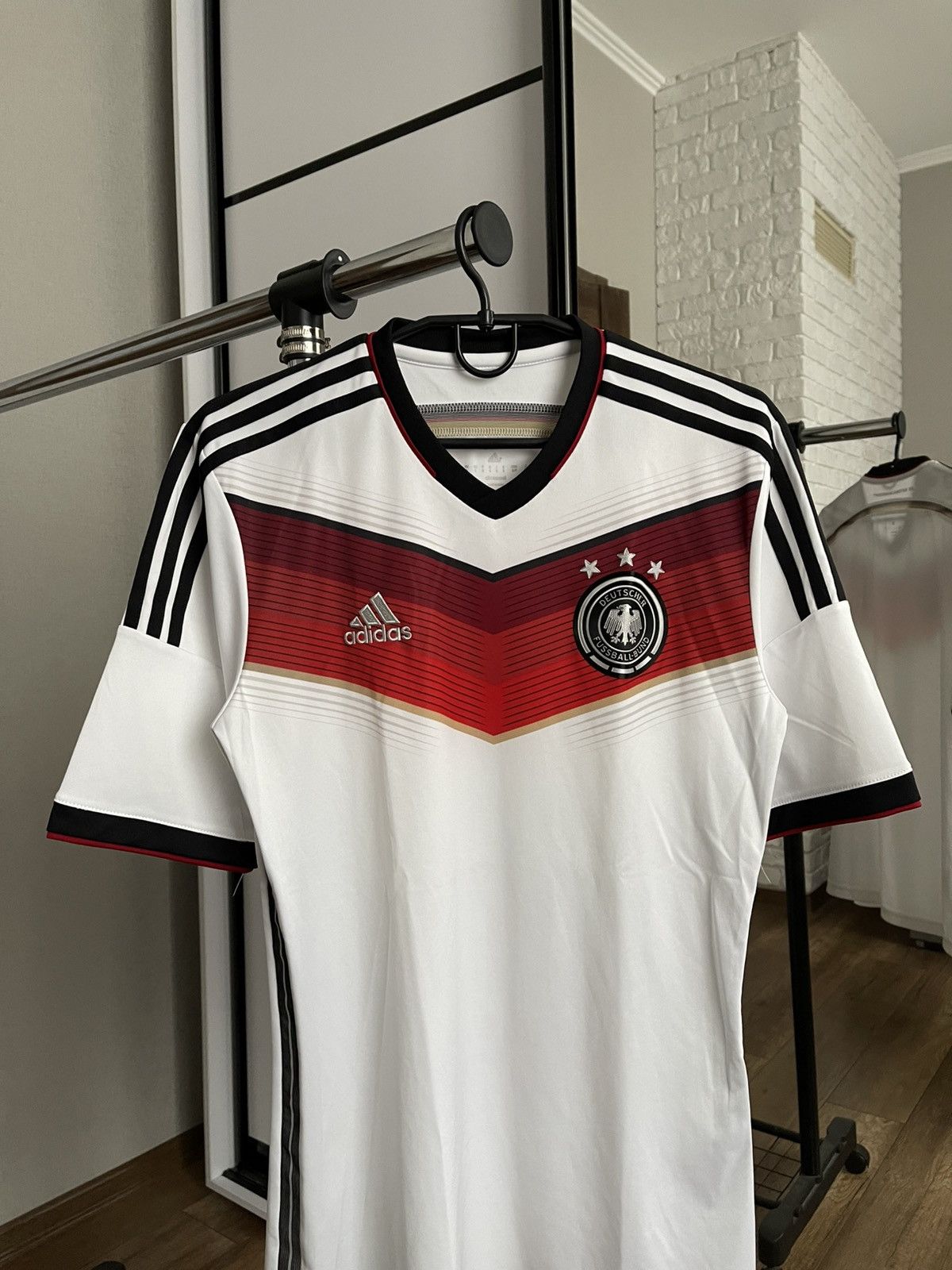 Adidas 2014/2015 Adidas Germany Soccer Jersey T-Shirt Tee Size US S / EU 44-46 / 1 - 5 Thumbnail