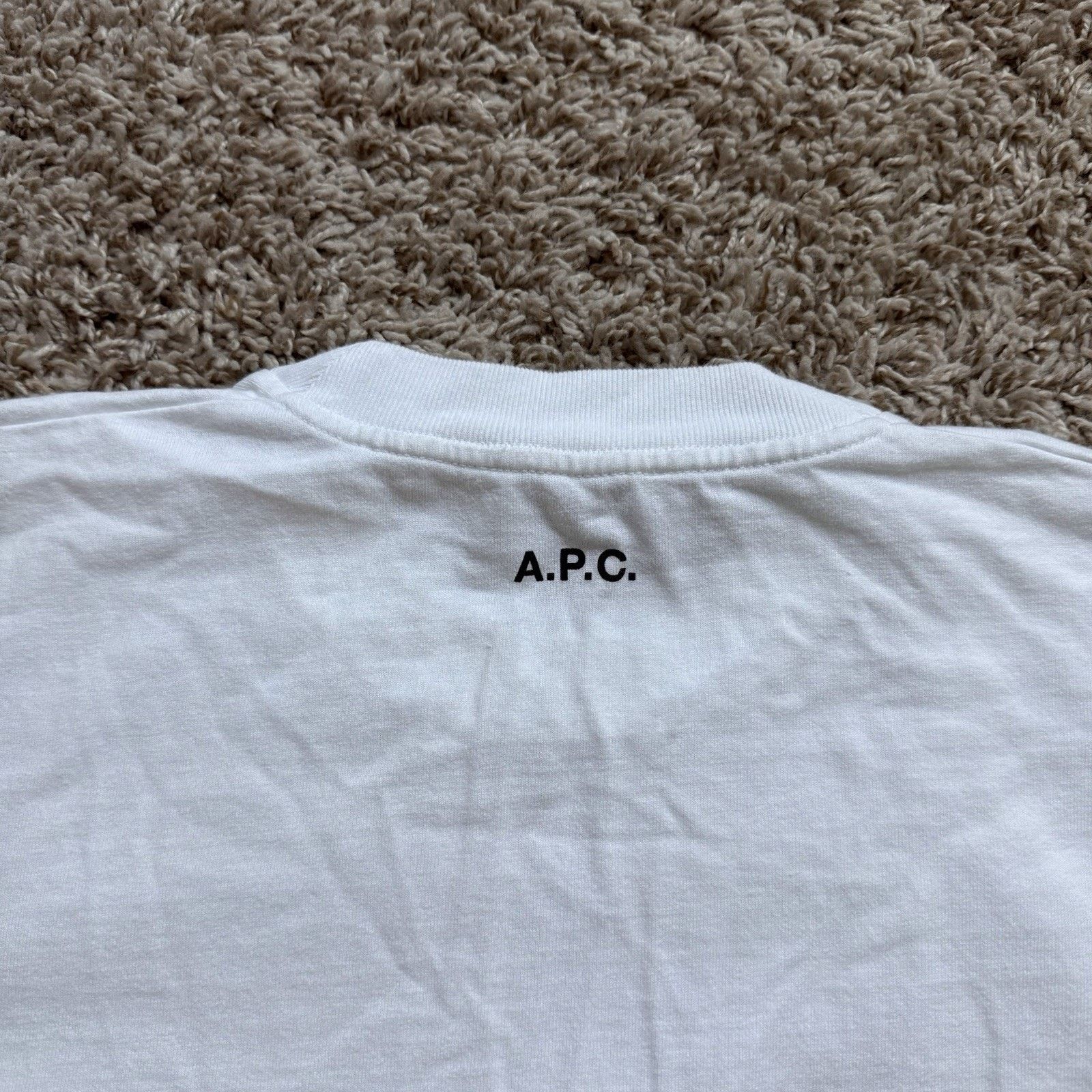 A.P.C. × JJJJound JJJJound x APC Round Rough Tee White T-Shirt Fix It SOLD OUT Size US M / EU 48-50 / 2 - 8 Thumbnail
