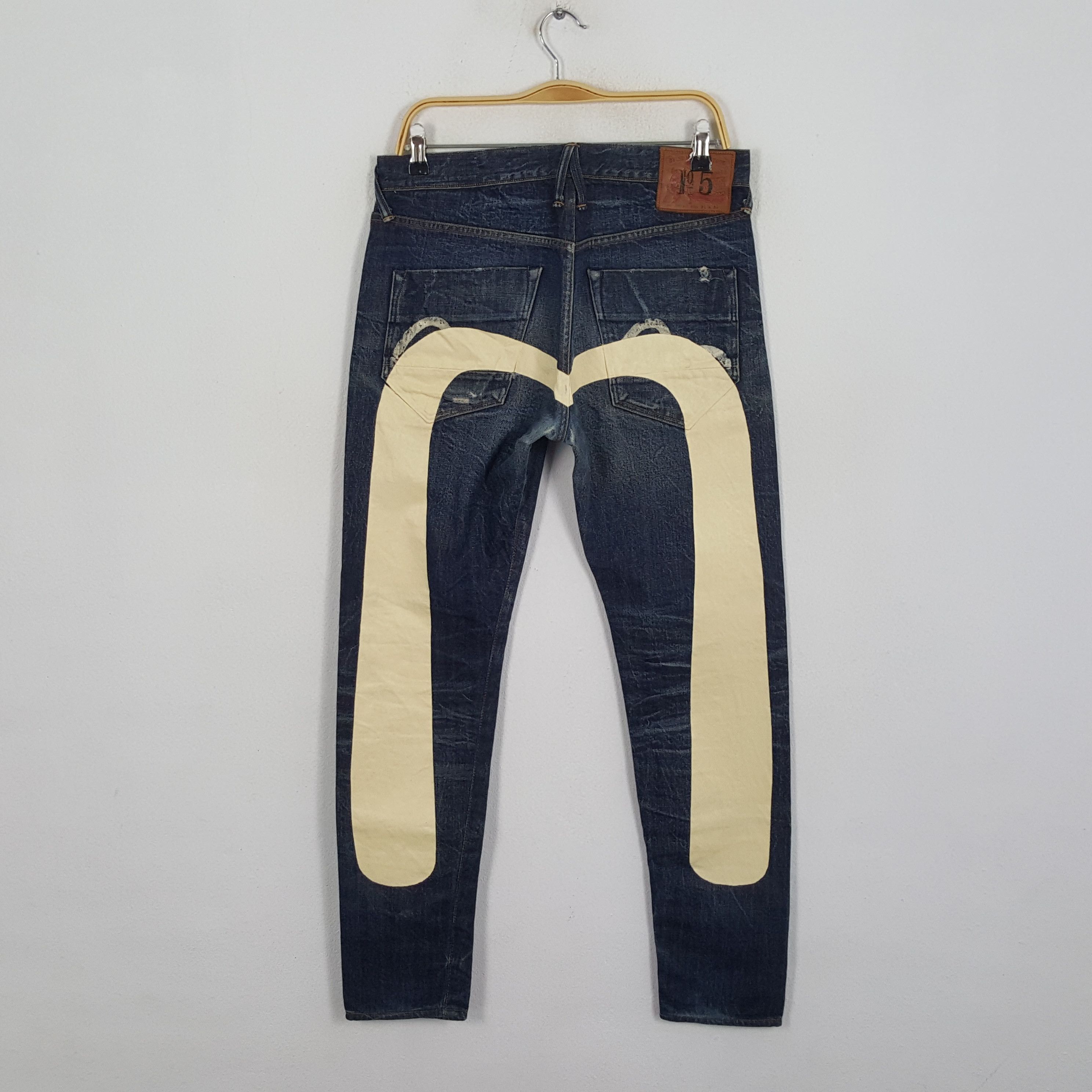 Evisu × Japanese Brand × Vintage Vintage EVISU Japanese Brand Daicock Custom Style Jeans Size US 31 - 1 Thumbnail