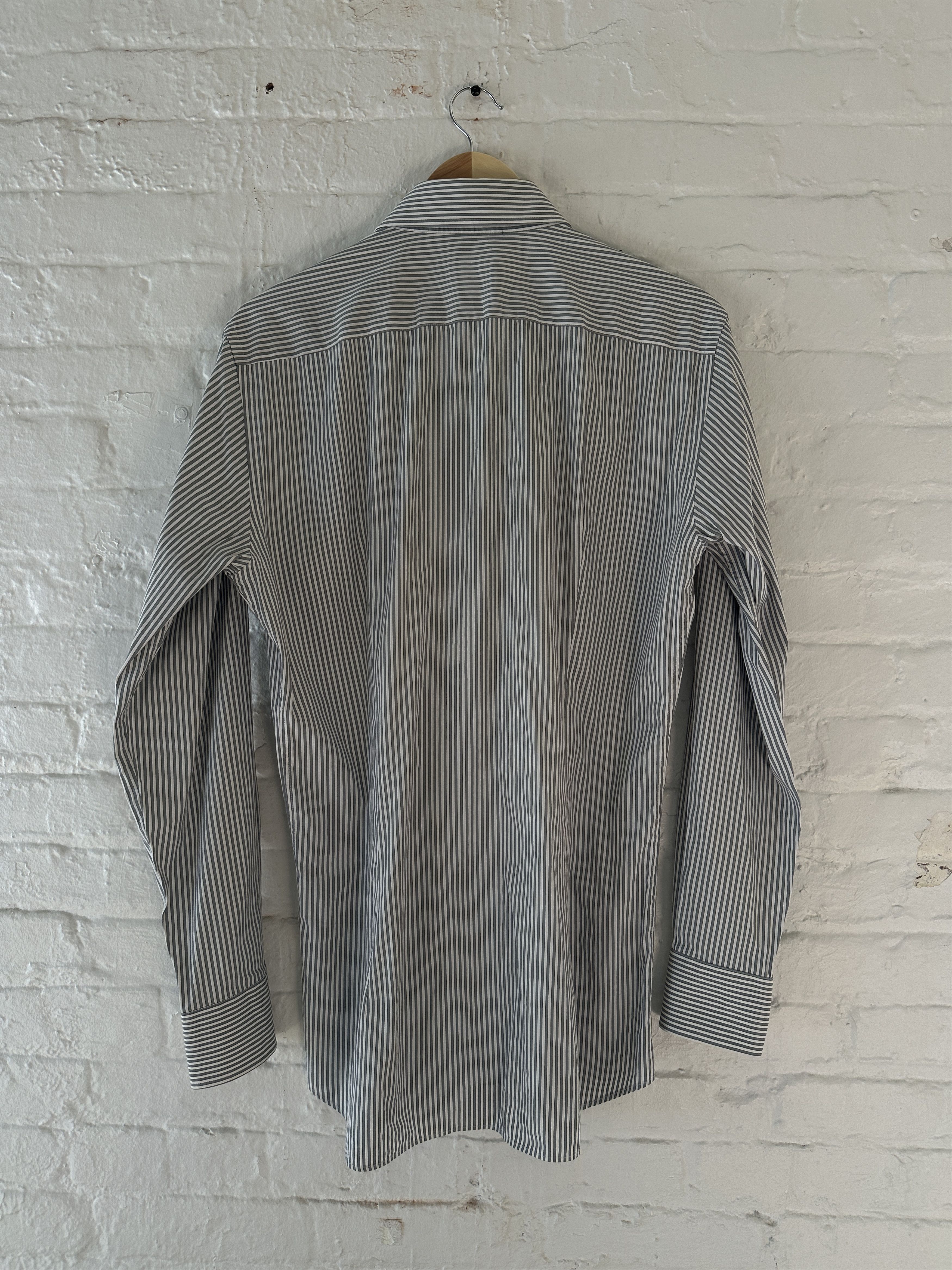 Prada Prada Striped Button Up Shirt Size US M / EU 48-50 / 2 - 4 Thumbnail