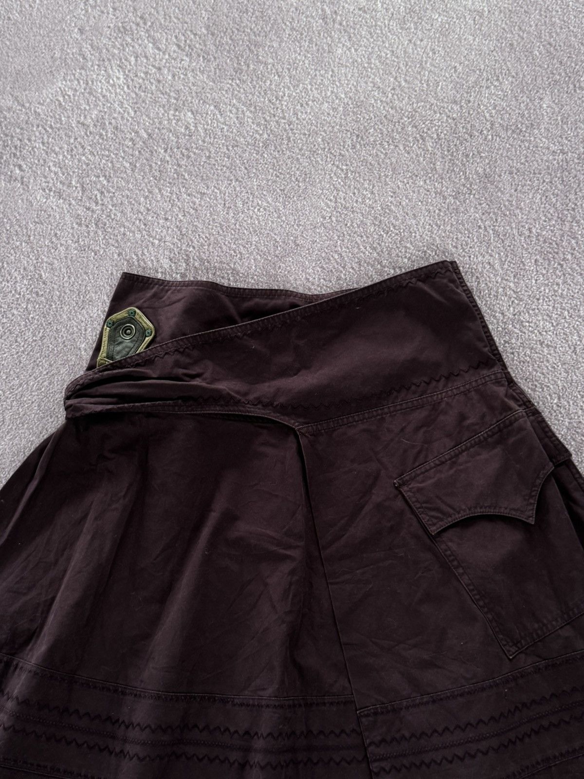 Diesel Vintage Diesel 00s Japanese Vibe Archival Y2K Skirt Size 27" / US 4 / IT 40 - 3 Thumbnail
