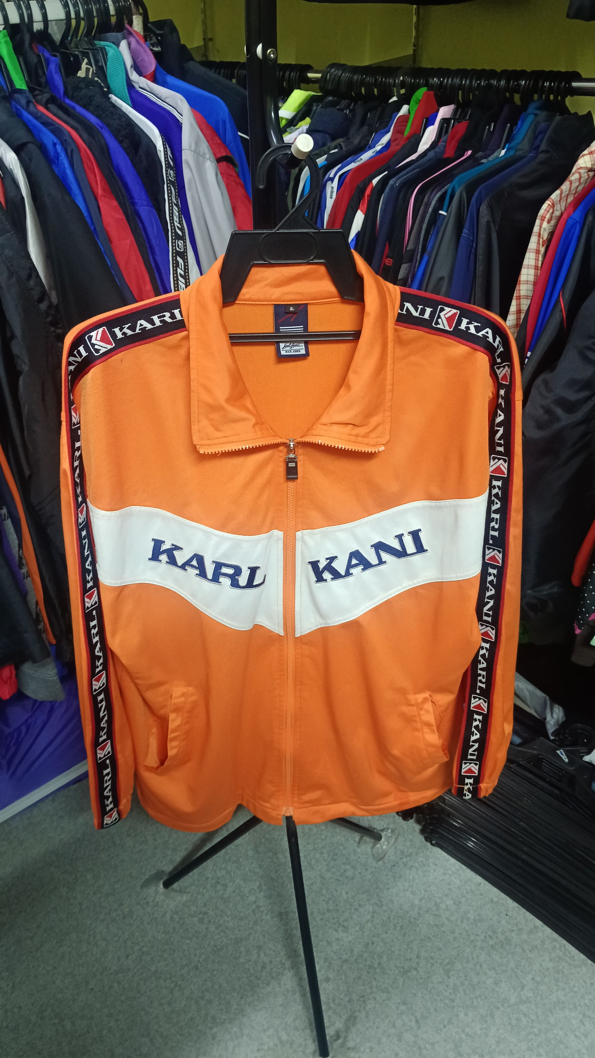 Karl Kani Vintage Karl Kani Side Tape Track Jacket Size US L / EU 52-54 / 3 - 2 Thumbnail
