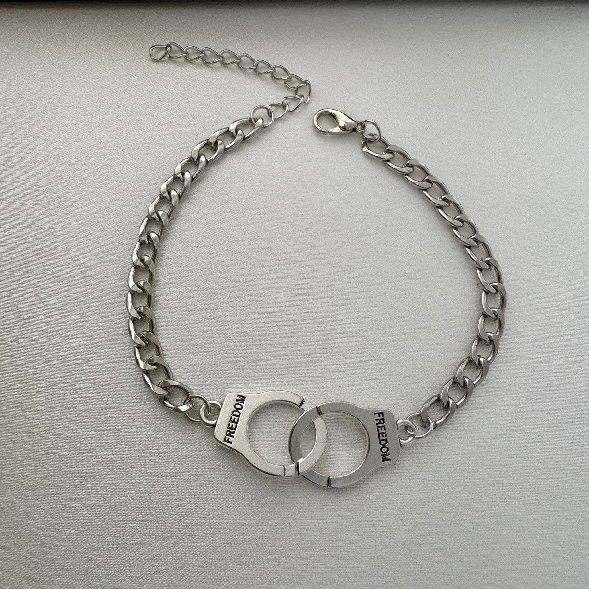 Other Handcuff Link Chain Bracelet for Men Women,Unisex Style Size ONE SIZE - 3 Thumbnail