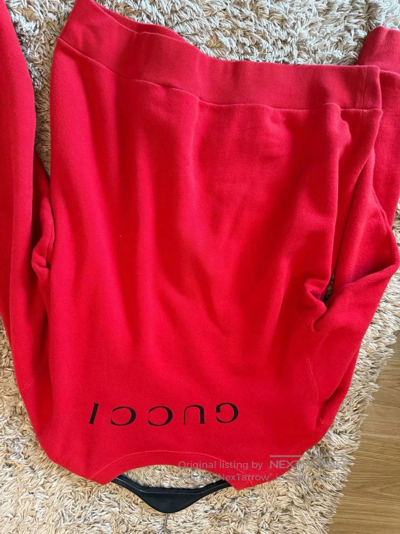 Gucci Gucci Cotton Red Sequin Beaded Sweatshirt. Size M / US 6-8 / IT 42-44 - 3 Thumbnail