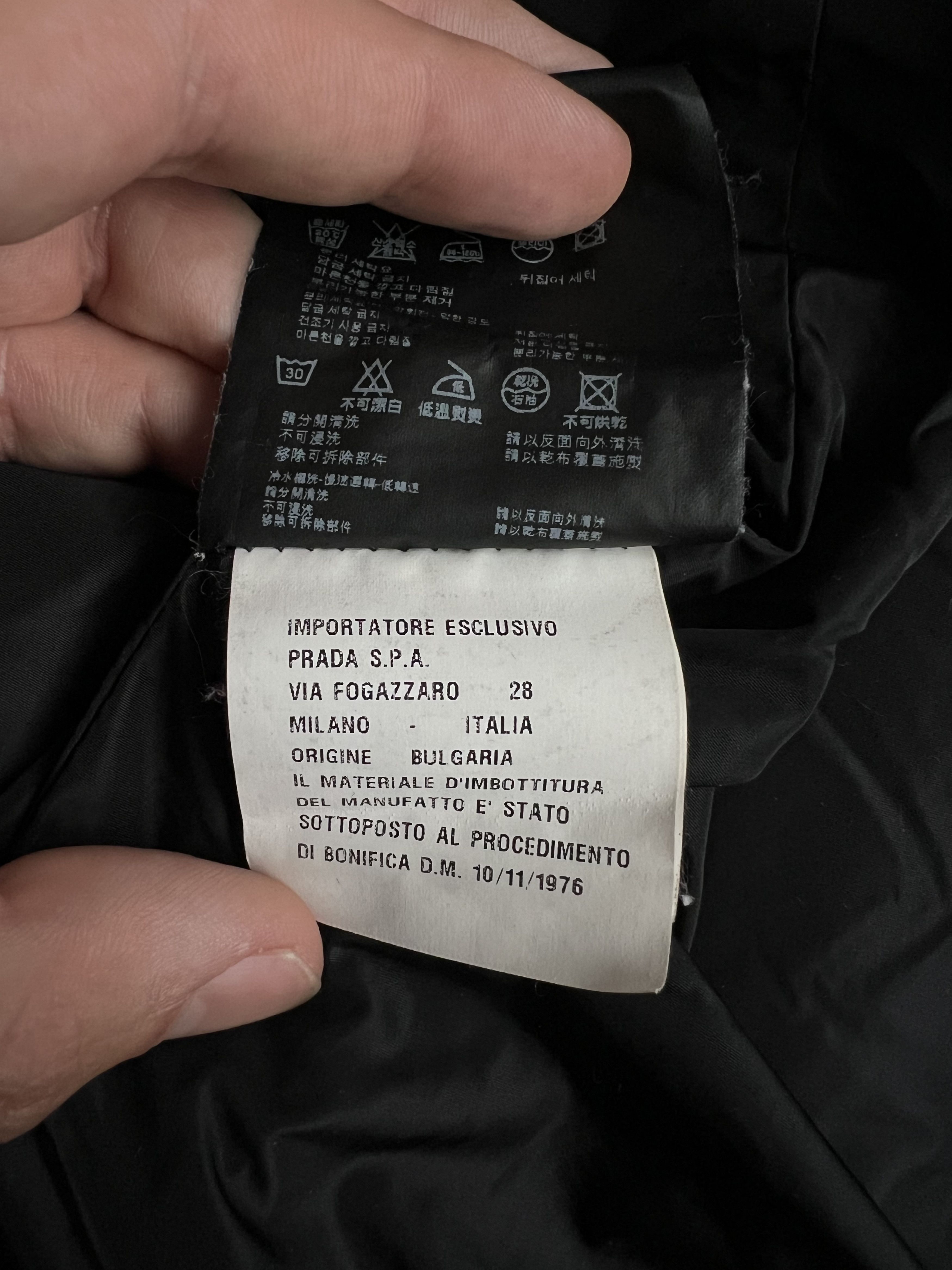 Prada Prada Down Puffer Coat Parka Black Authentic Women’s Size M / US 6-8 / IT 42-44 - 10 Thumbnail