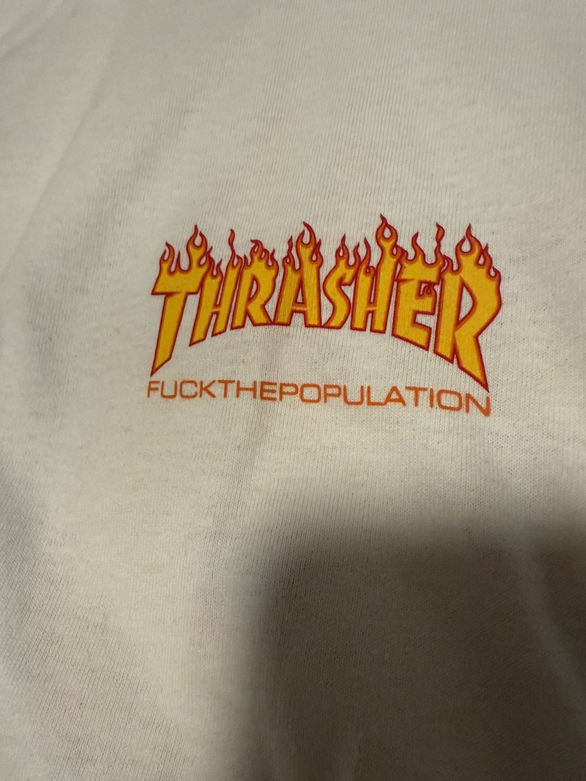 Fuck The Population × Thrasher Fuck the population x thrasher flame logo tee Size US L / EU 52-54 / 3 - 2 Thumbnail