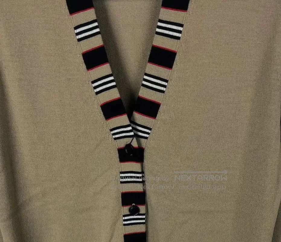 Burberry Burberry Camel Wool Women's Cardigan. Size L / US 10 / IT 46 - 3 Thumbnail