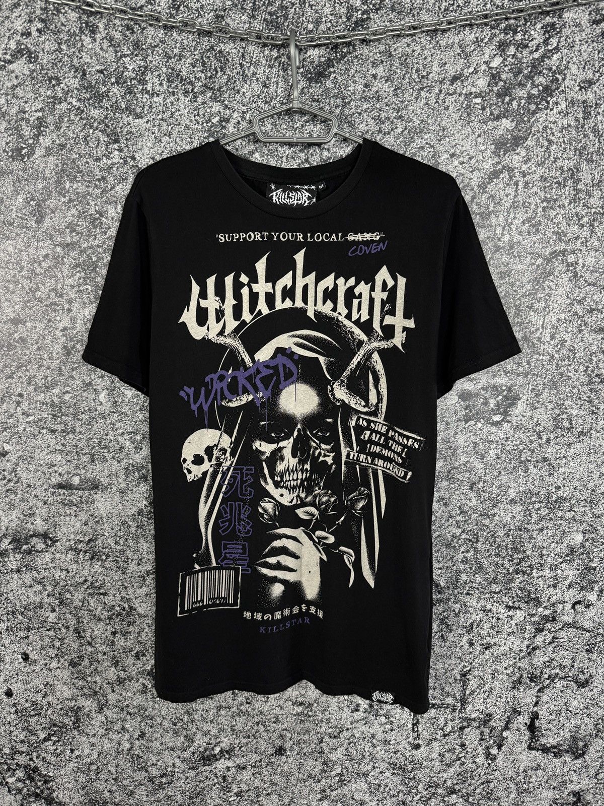 Killstar Men’s Killstar T-Shirt Support Your Local Coven Band Size M Size US M / EU 48-50 / 2 - 1 Thumbnail