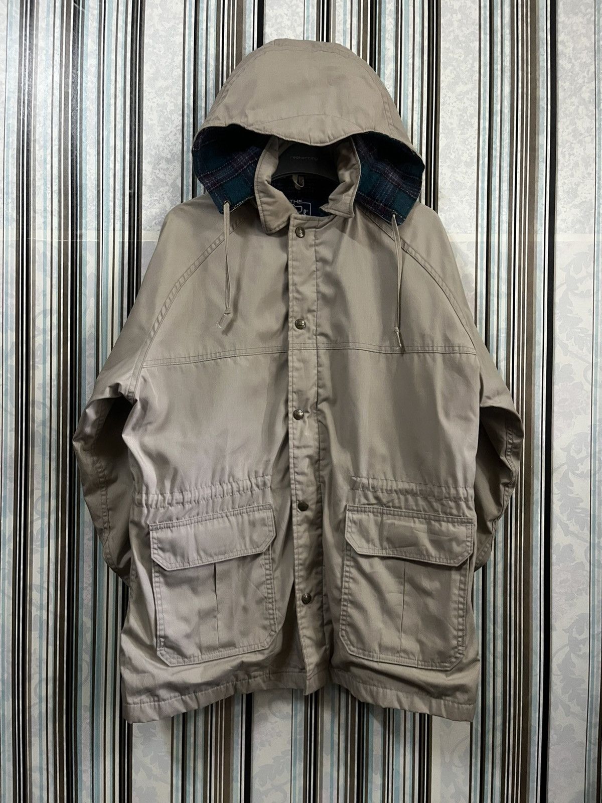 Woolrich Woolen Mills 1990s The woolrich tartan attached hood #H4 Size L / US 10 / IT 46 - 1 Thumbnail