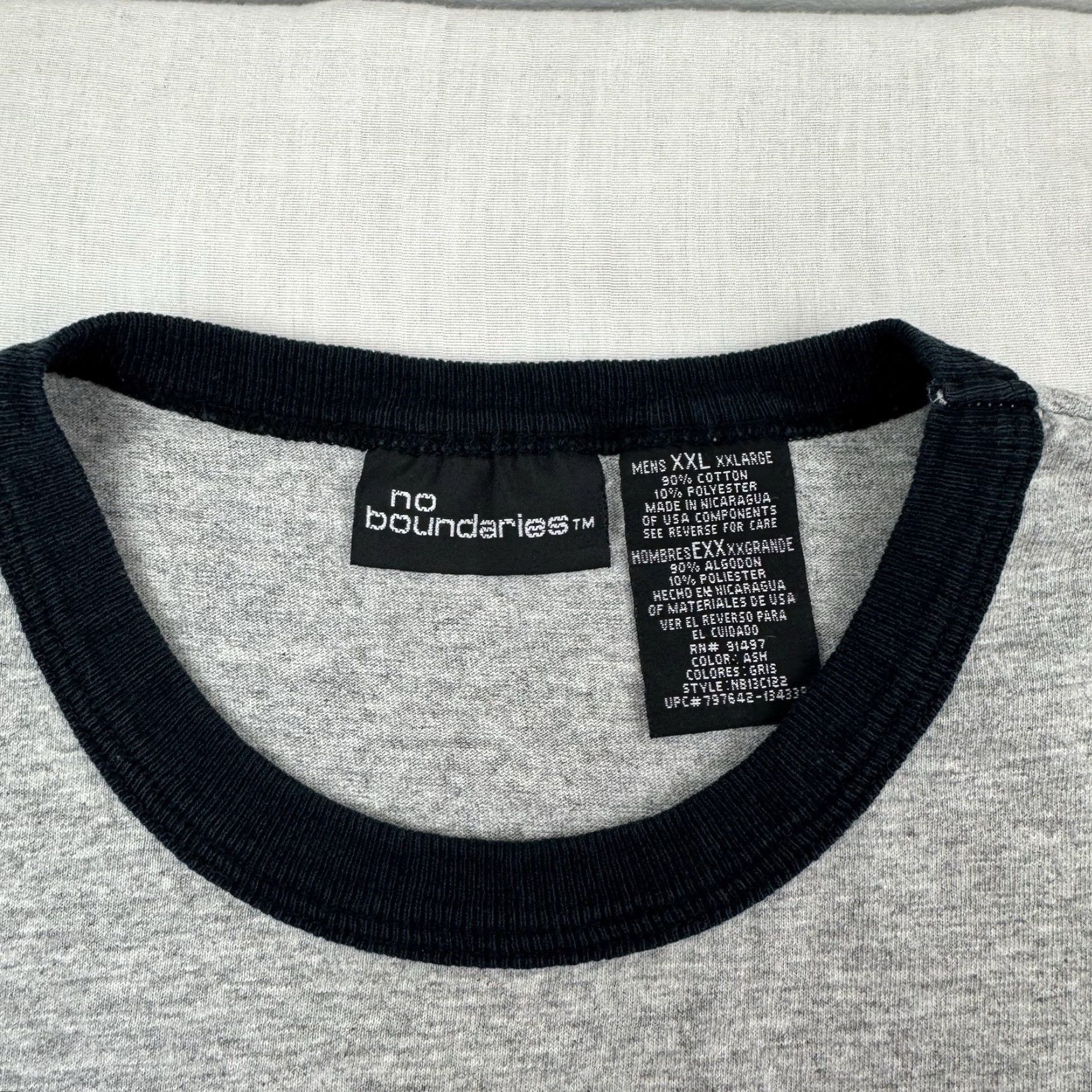 Vintage Vintage No Boundaries Ringer T Shirt Adult 2XL Snowboarding Gravity Happens Y2K Size US XXL / EU 58 / 5 - 6 Thumbnail