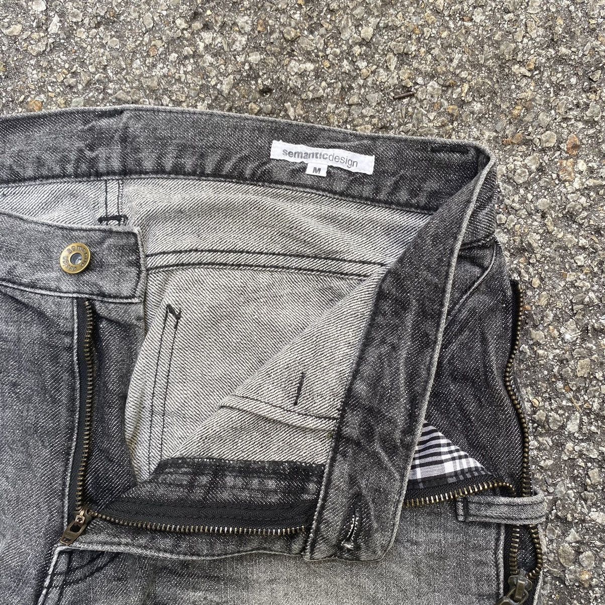 Beauty Beast Semanticdesign Jeans Faded Black Denim Size US 31 - 5 Thumbnail