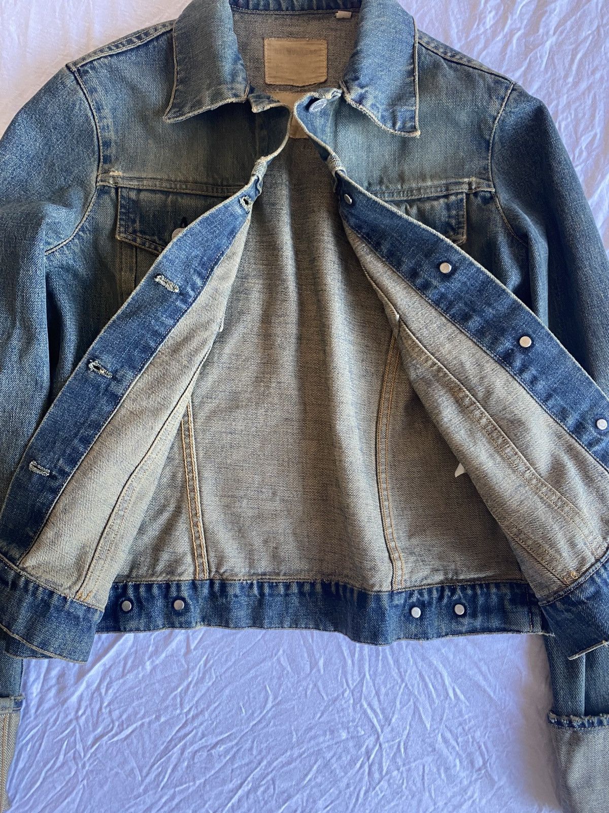 Helmut Lang 1999 OG Helmut Lang Denim Jacket Size S / US 4 / IT 40 - 4 Thumbnail