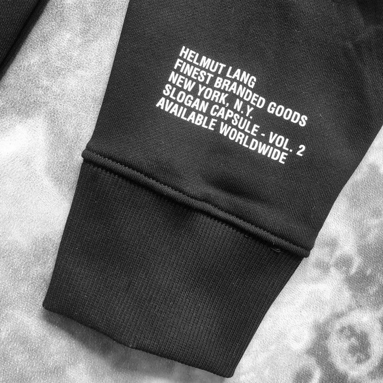 Helmut Lang HELMUT LANG Back smile stay in school hoodie long sleeve h Size L / US 10 / IT 46 - 8 Thumbnail