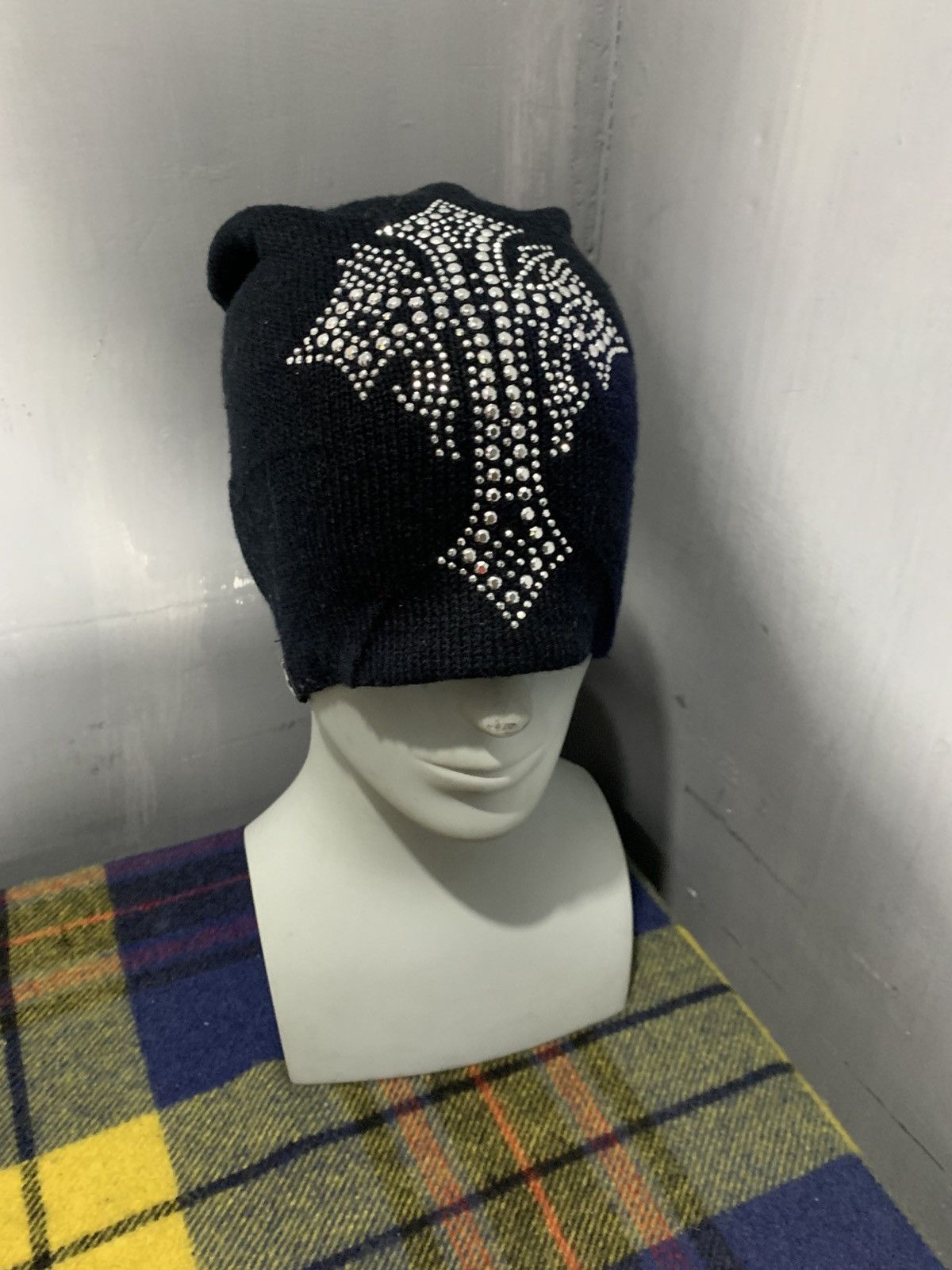 Japanese Brand Japanese cross punk bondage style beanie hats rare Size ONE SIZE - 2 Thumbnail