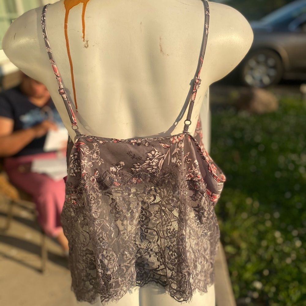 Other Adore Me Floral Lace Babydoll Camisole Top – Size XL Size XL / US 12-14 / IT 48-50 - 2 Thumbnail