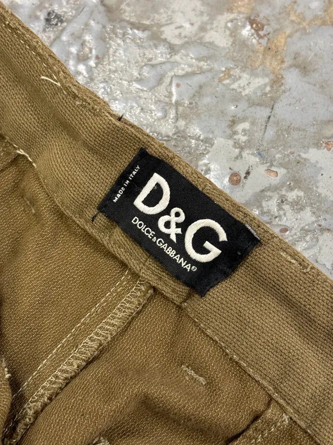 Dolce & Gabbana AW2003 Dolce & Gabbana Khaki Cargo Bondage Pants Size US 30 / EU 46 - 11 Thumbnail