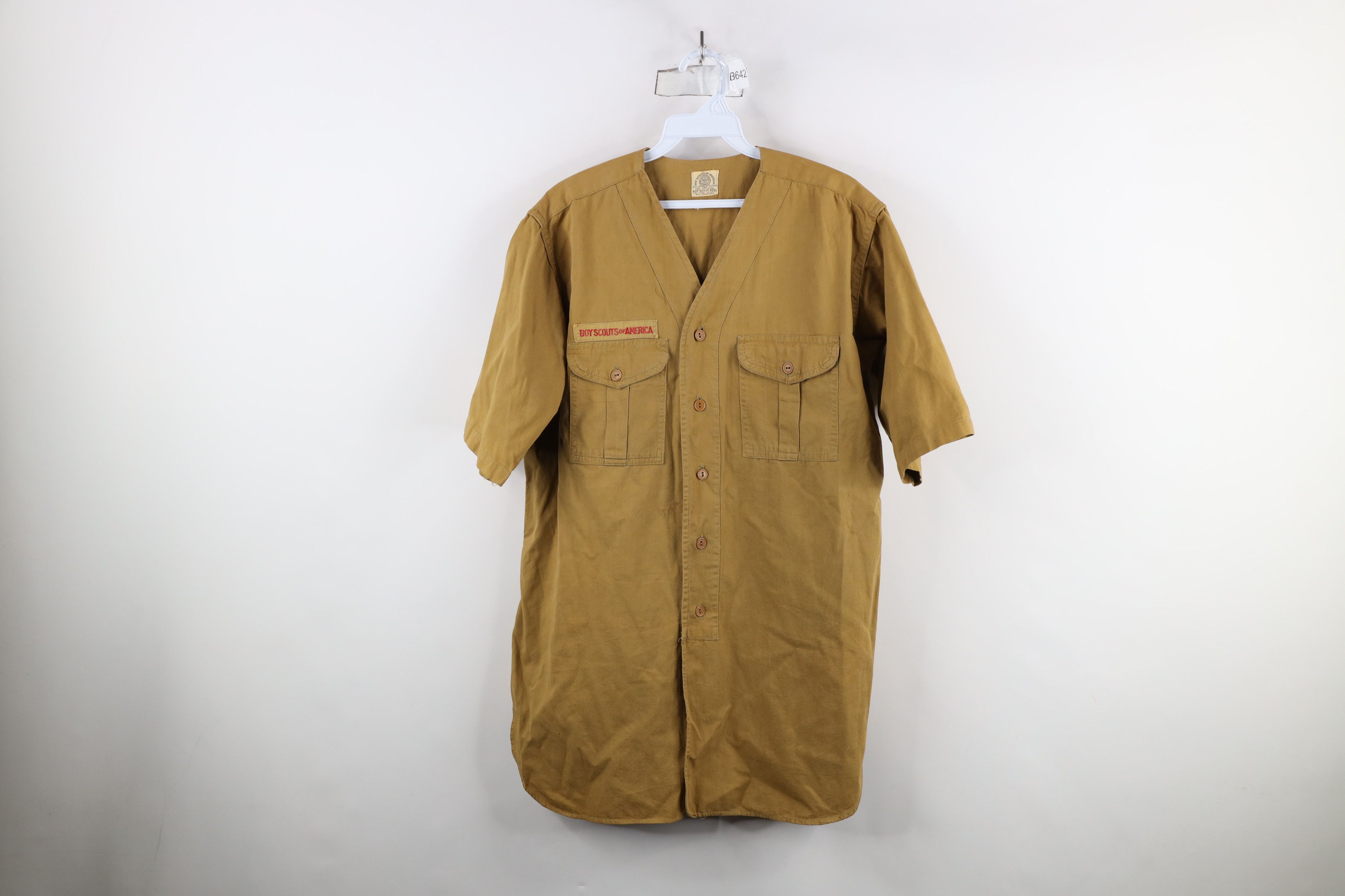 Vintage Vintage 40s Boy Scouts of America Uniform Button Shirt USA Size US M / EU 48-50 / 2 - 1 Thumbnail
