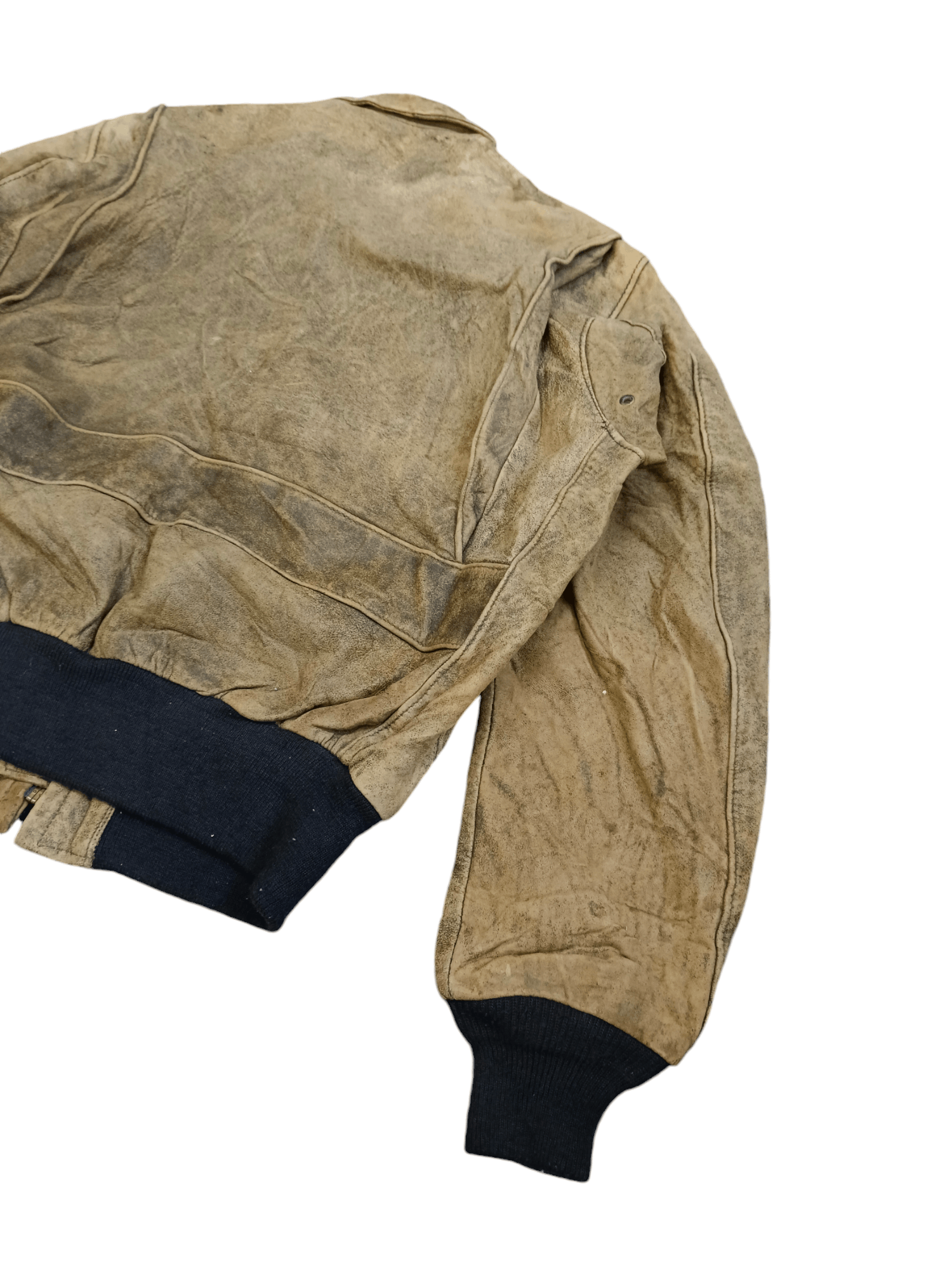 Schott THRASHED🔥SCHOTT SOFT LEATHER JACKET(SIZE TAG 40) Size US M / EU 48-50 / 2 - 7 Thumbnail