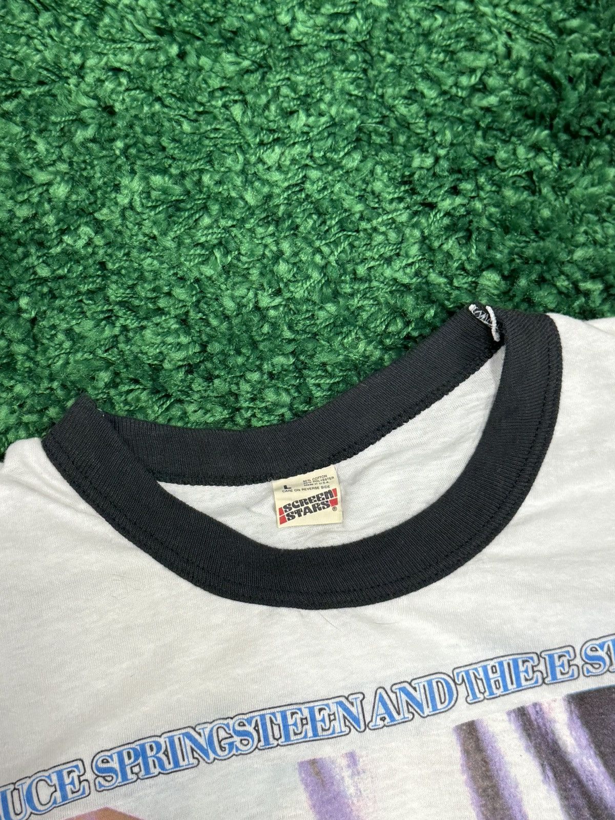 Vintage GRAIL 1984 Bruce Springsteen Born In The USA Ringer Large Size US L / EU 52-54 / 3 - 5 Thumbnail