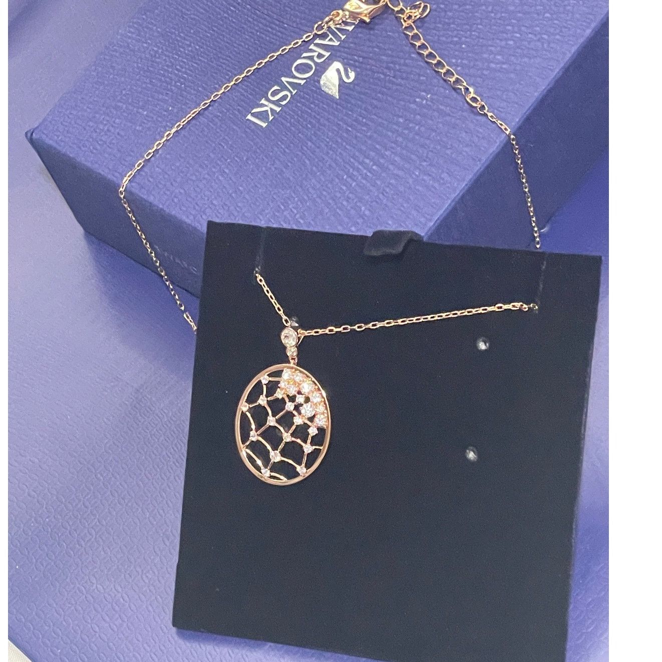 Swarovski Swarovski Precisely Pendant White Rose-gold New Size ONE SIZE - 4 Thumbnail