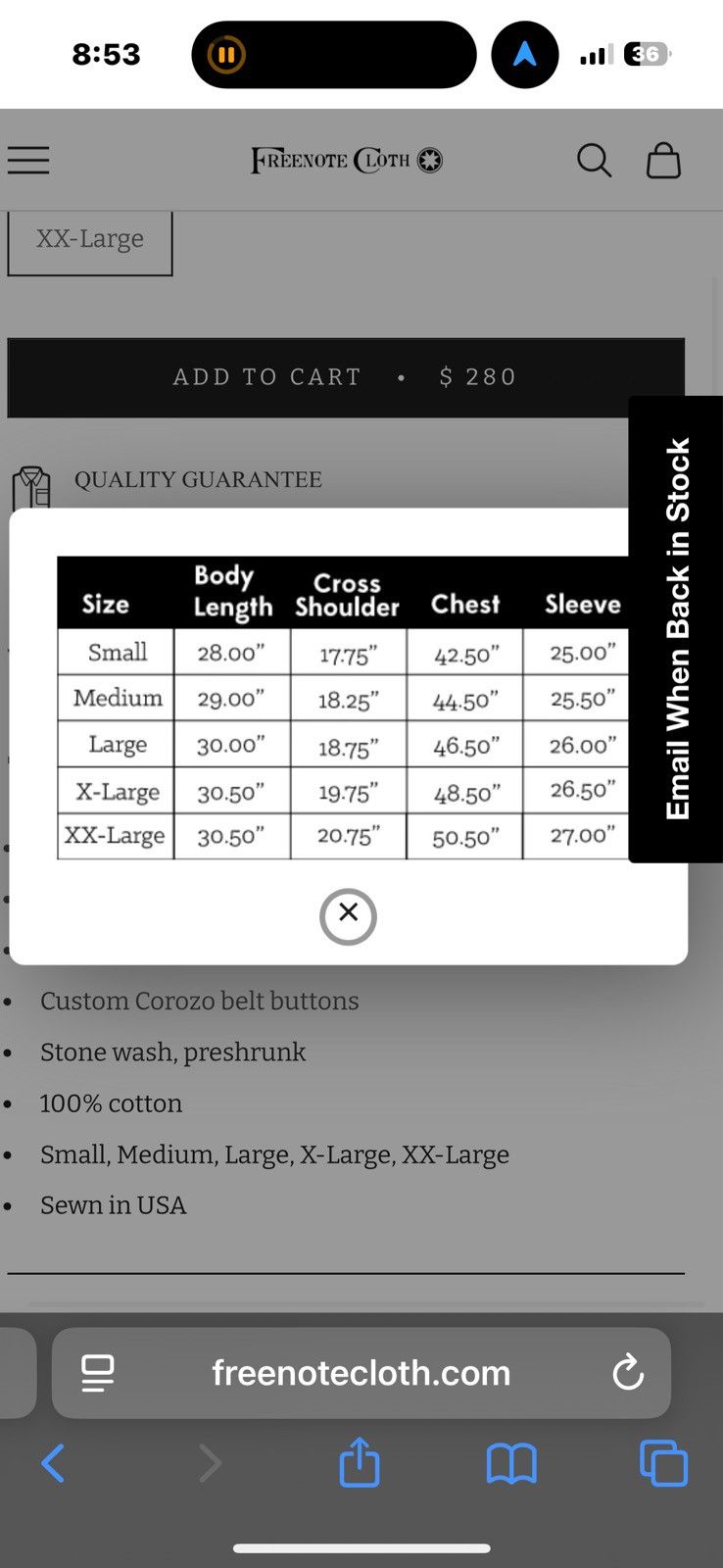 Freenote Cloth Freenote Cloth Utility Shirt Charcoal Medium Size US M / EU 48-50 / 2 - 5 Thumbnail
