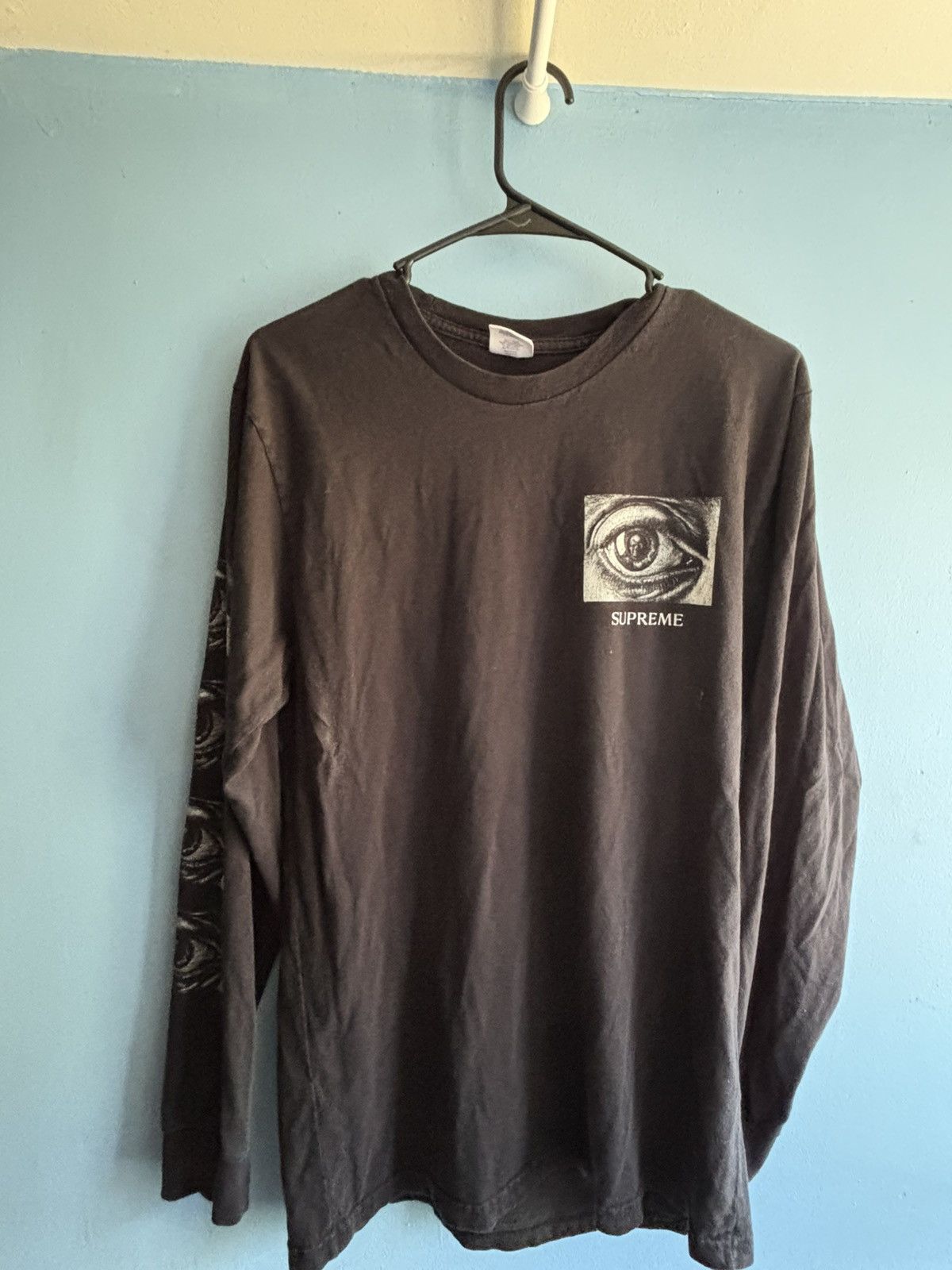 Mc Escher Supreme Eye Long Sleeve Escher Eye L/S Tee Blck