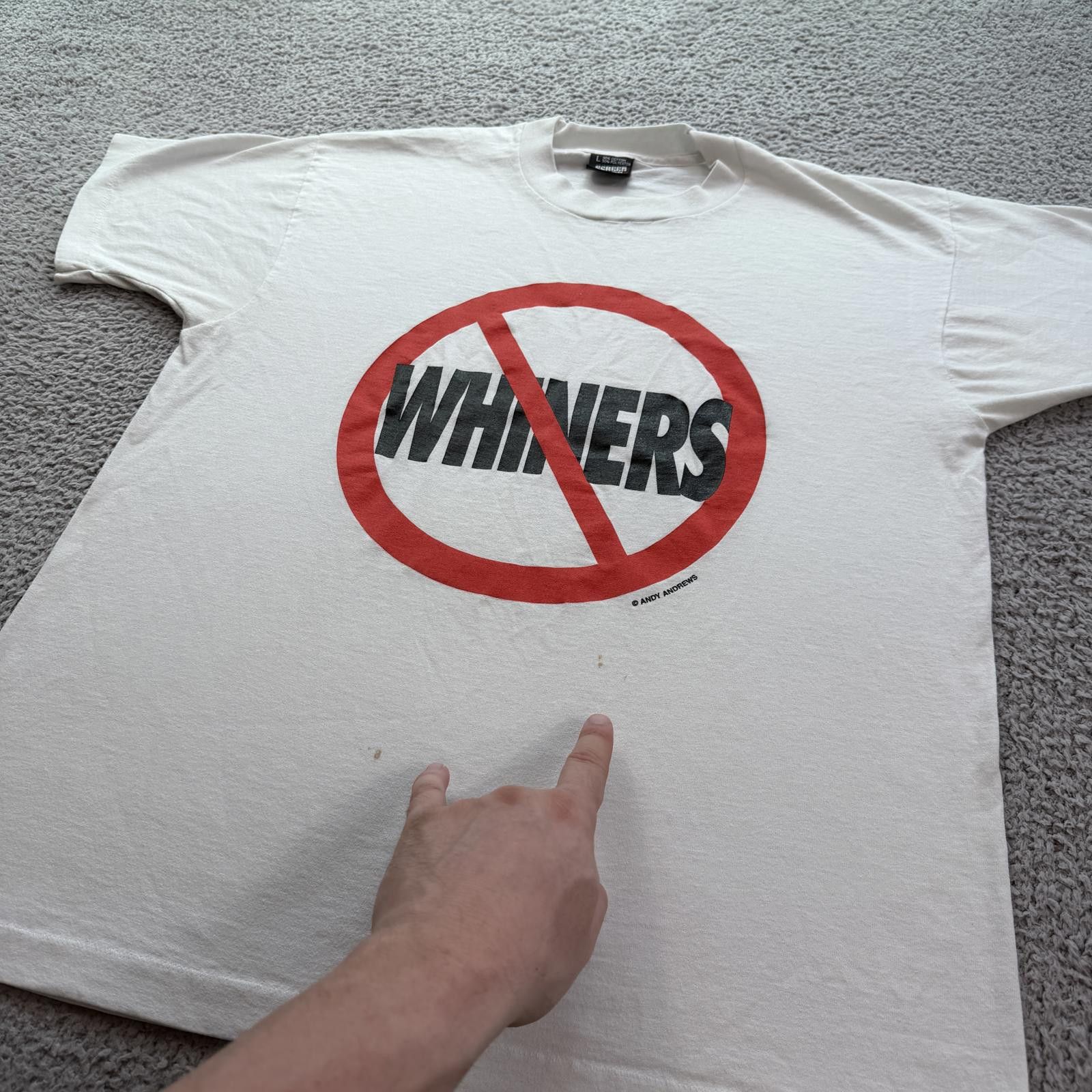 Other Vintage 90s No Whiners T Shirt Screen Stars Single Stitch L Size US L / EU 52-54 / 3 - 7 Thumbnail