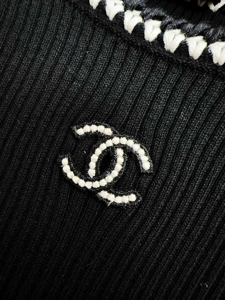 Chanel Chanel 22C early spring popular black patch white edge dou Size XS / US 0-2 / IT 36-38 - 3 Thumbnail